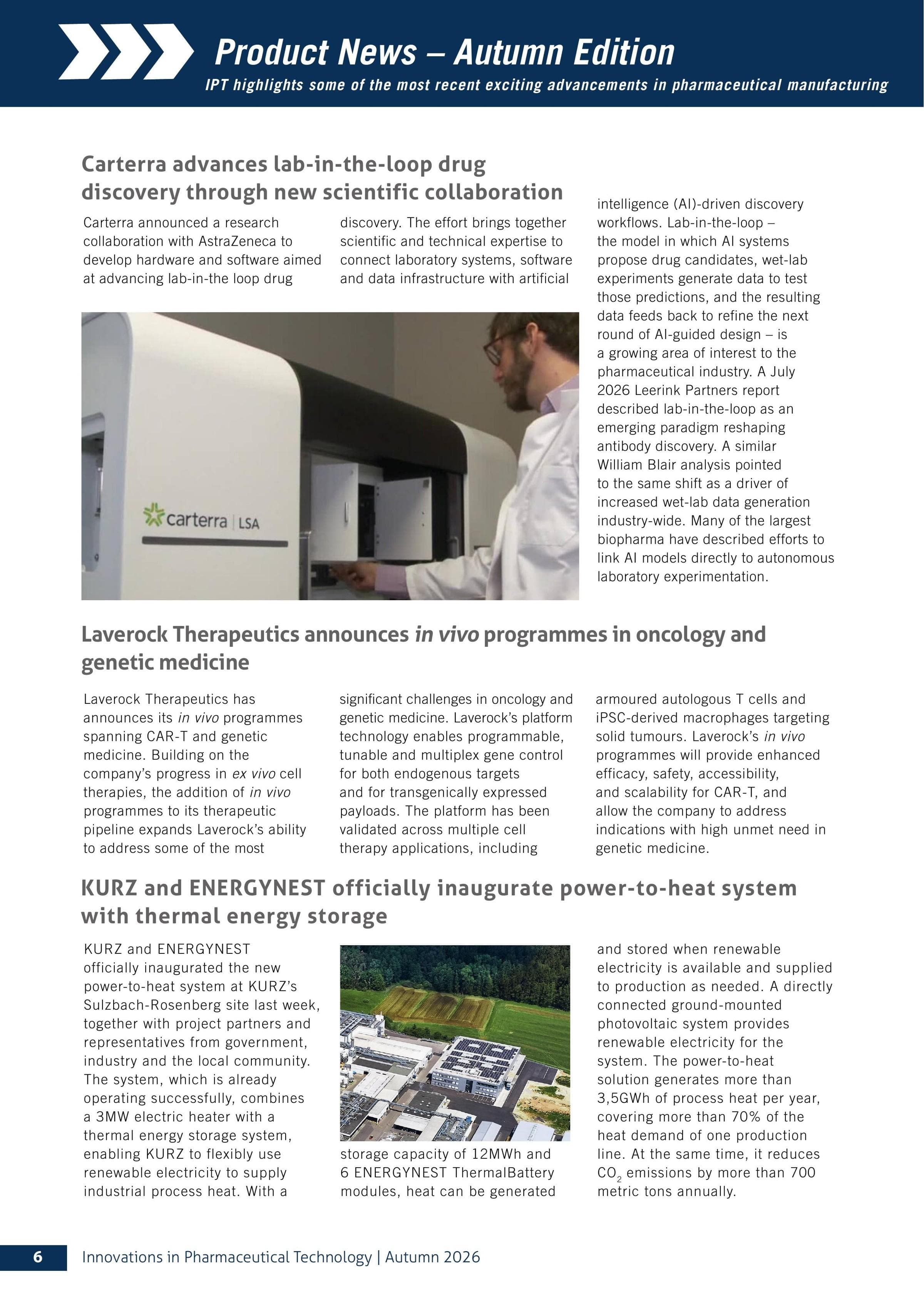 Laverock Therapeutics announces in vivo programmes in oncology and genetic medicine