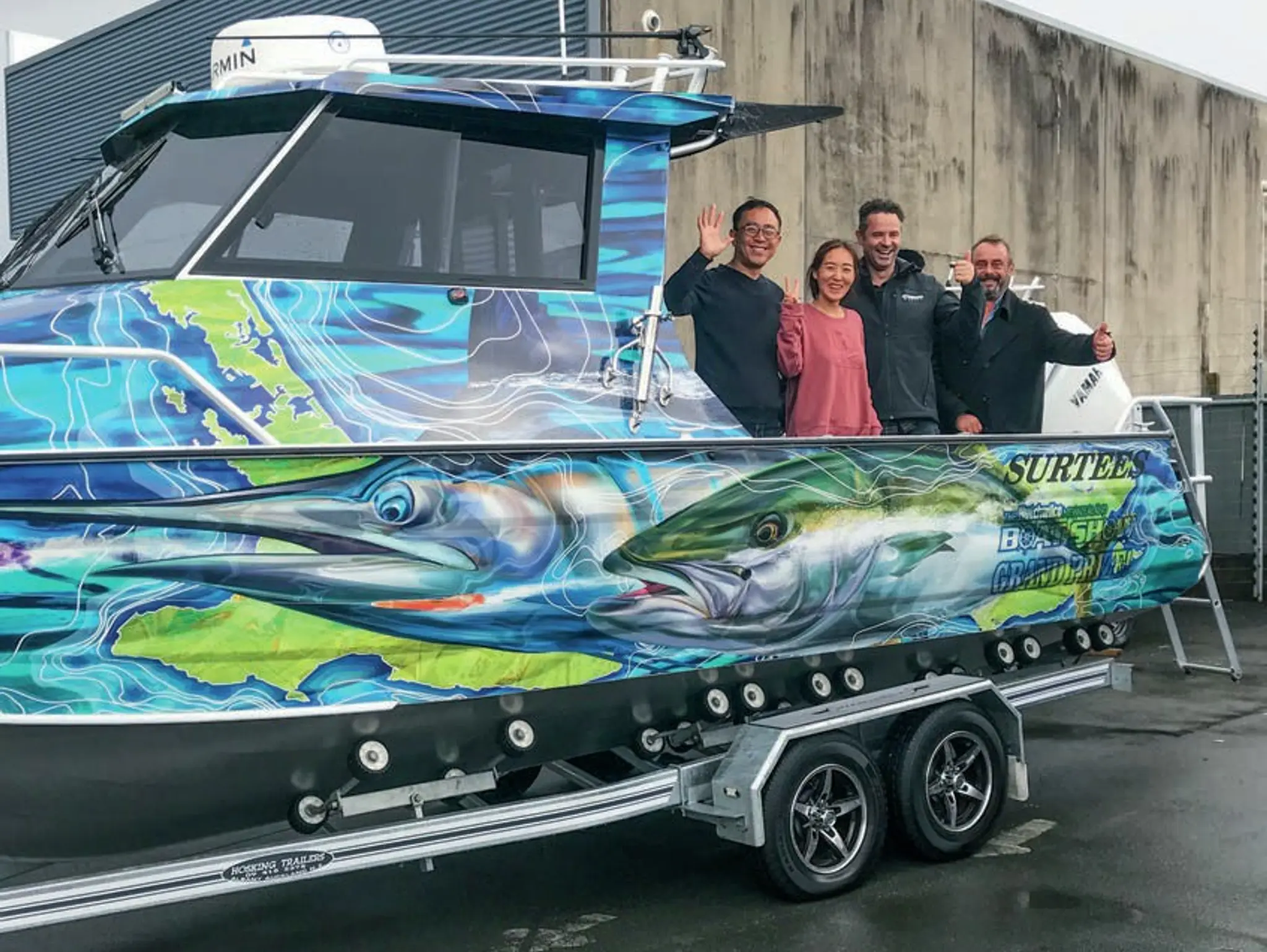 AUCKLAND FAMILY WINS $280,000 BOAT