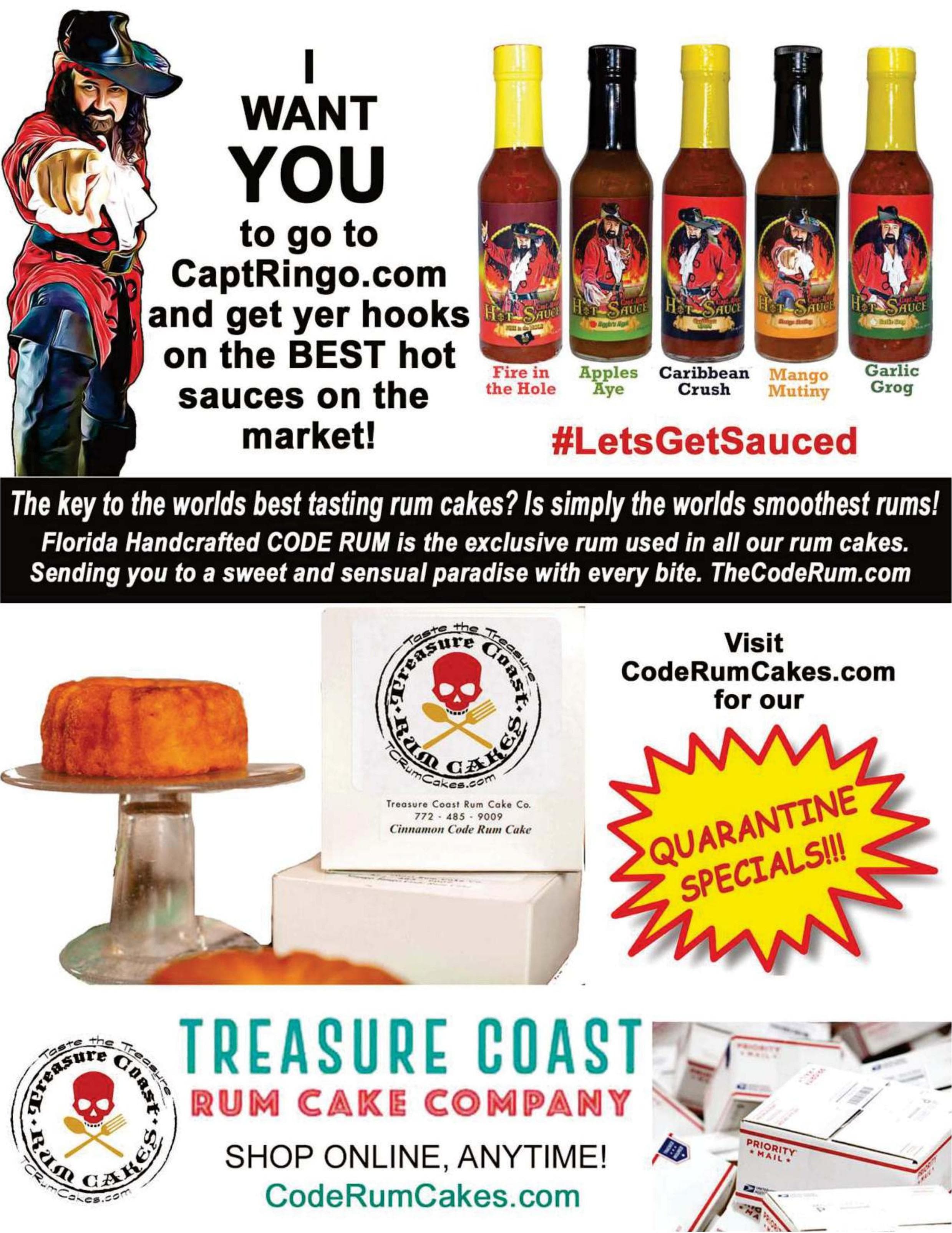 TREASURE COAST RUM CAKE COMPANY