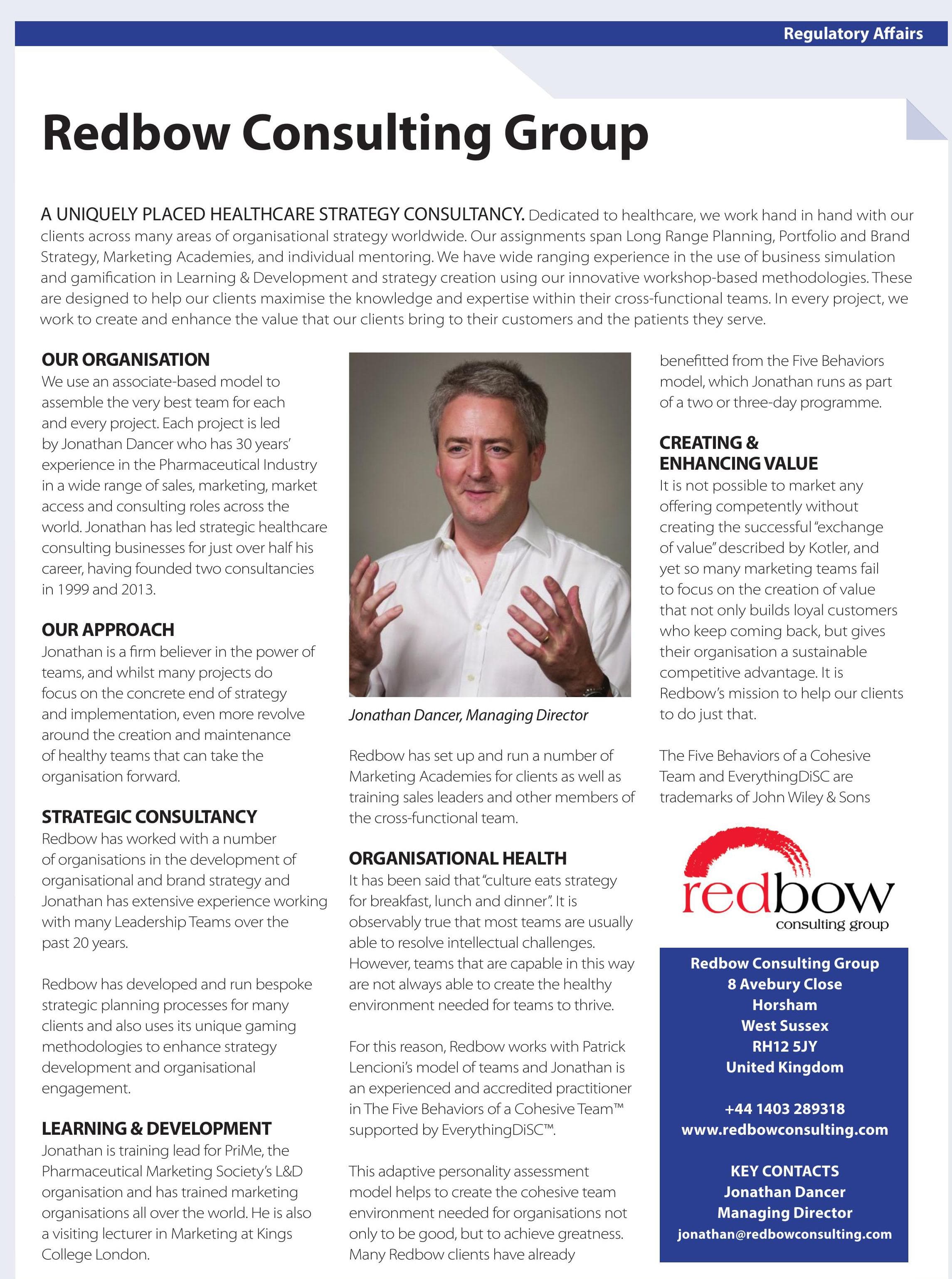Redbow Consulting Group