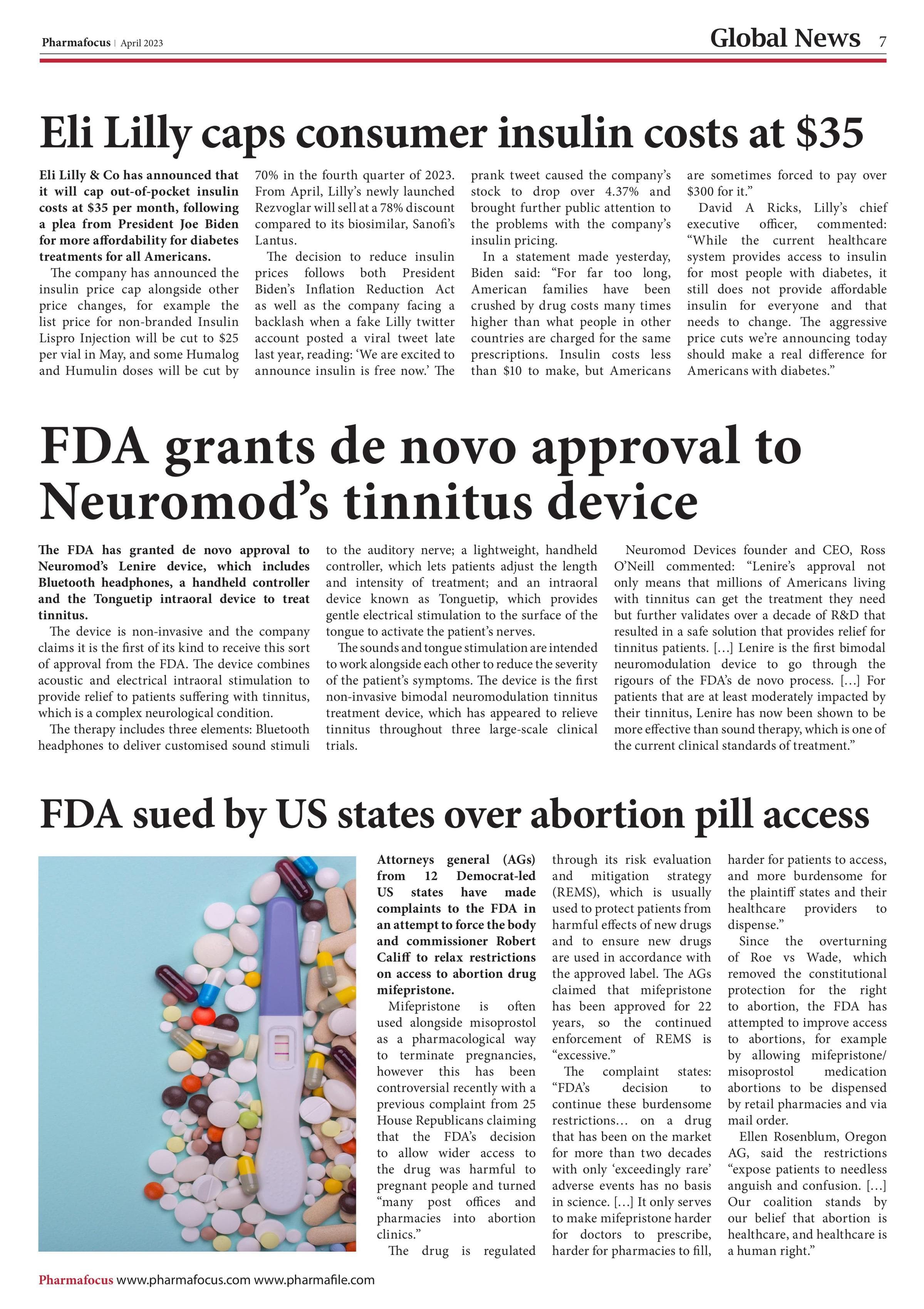 Eli Lilly caps consumer insulin costs at $35