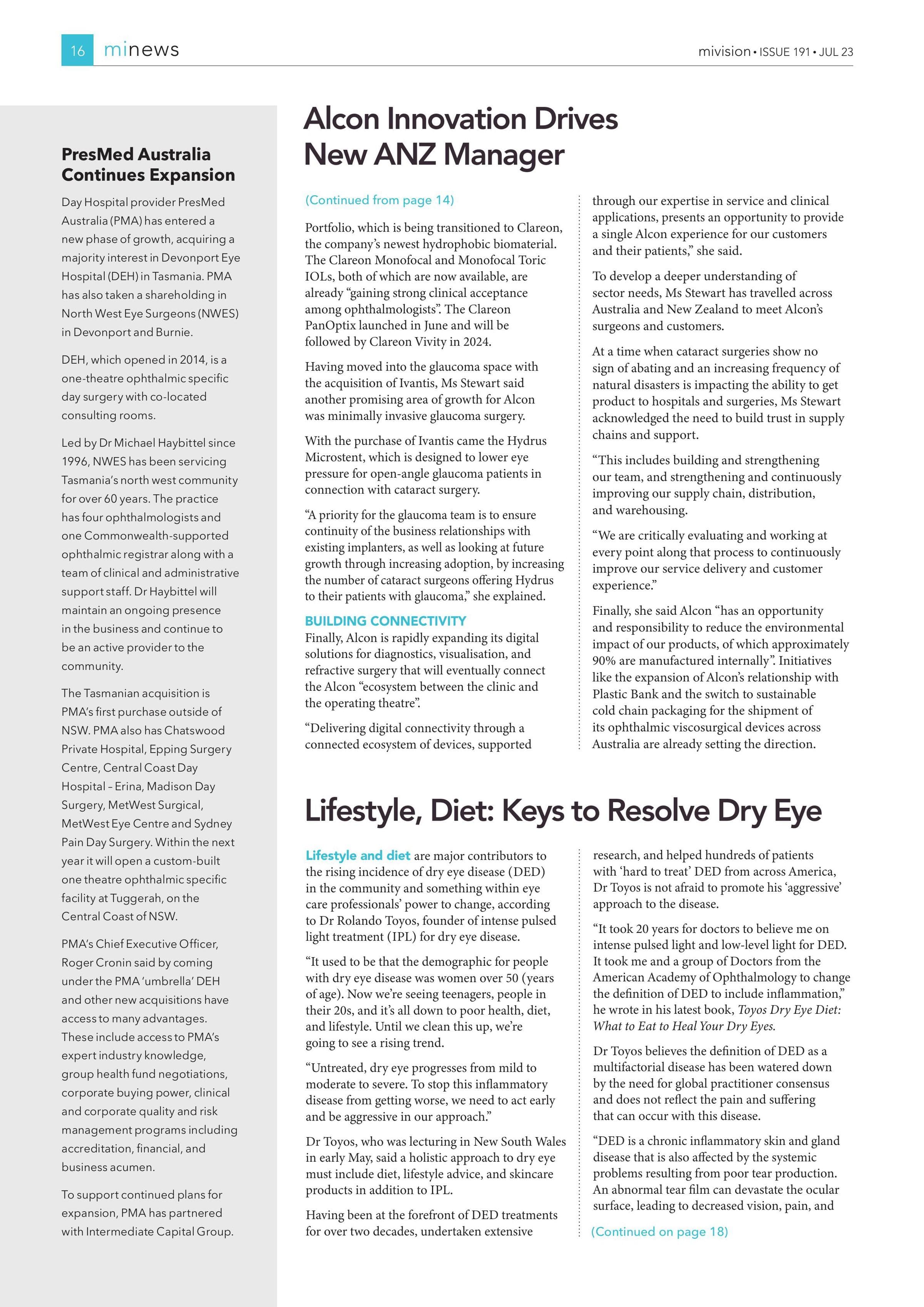 PresMed Australia Continues Expansion