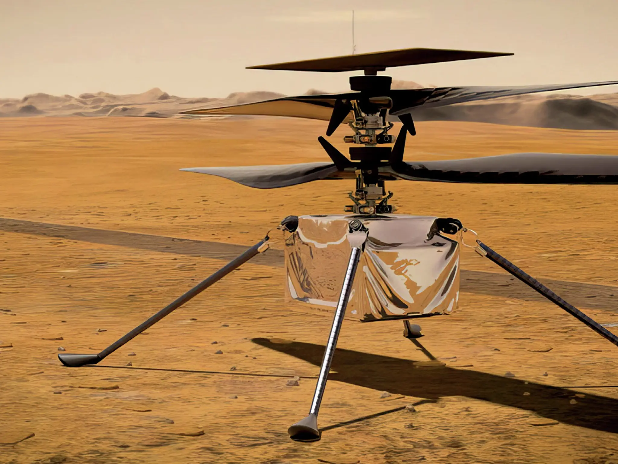 Mars ’copter reaches 50