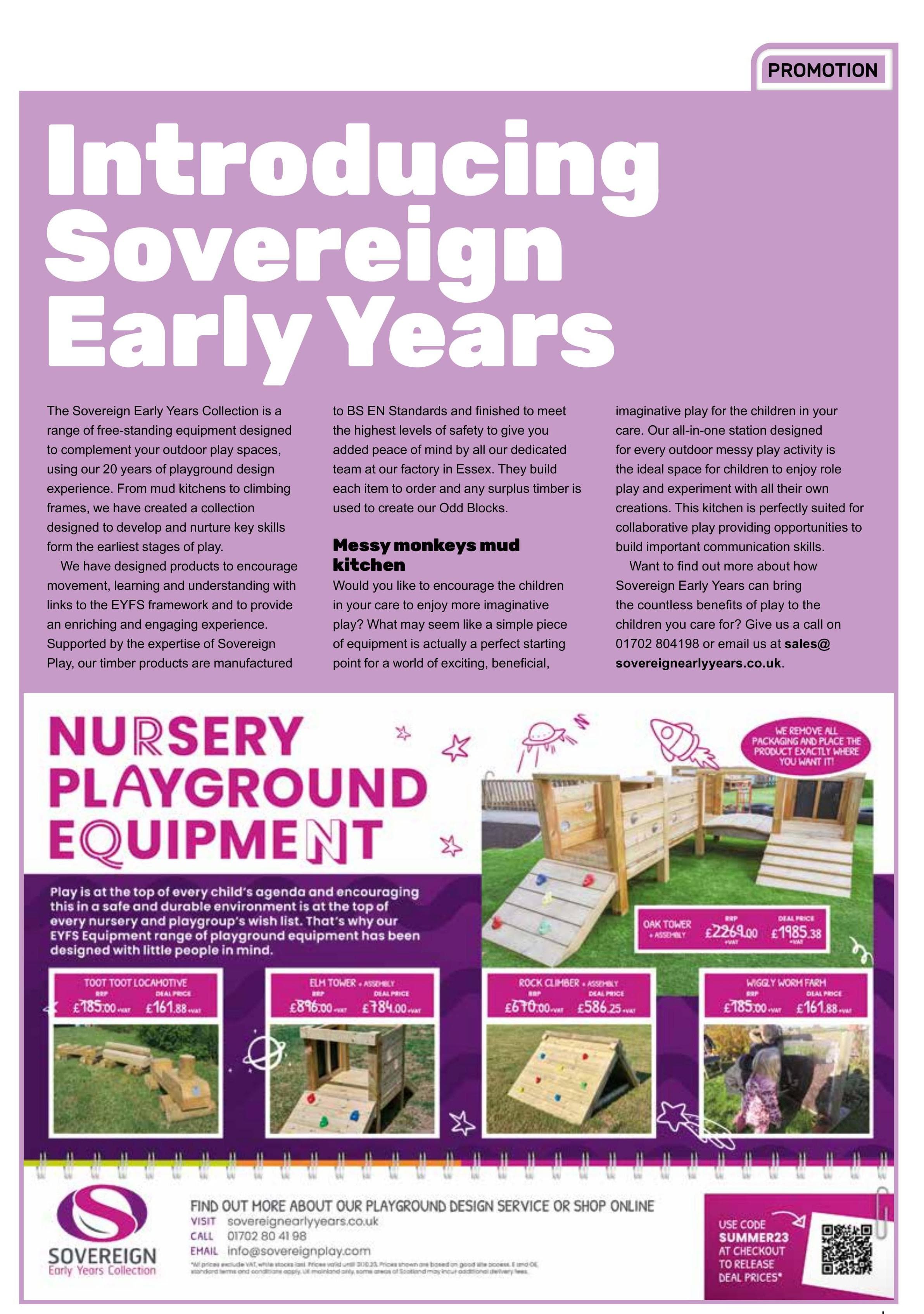 Sovereign Early Years advertorial