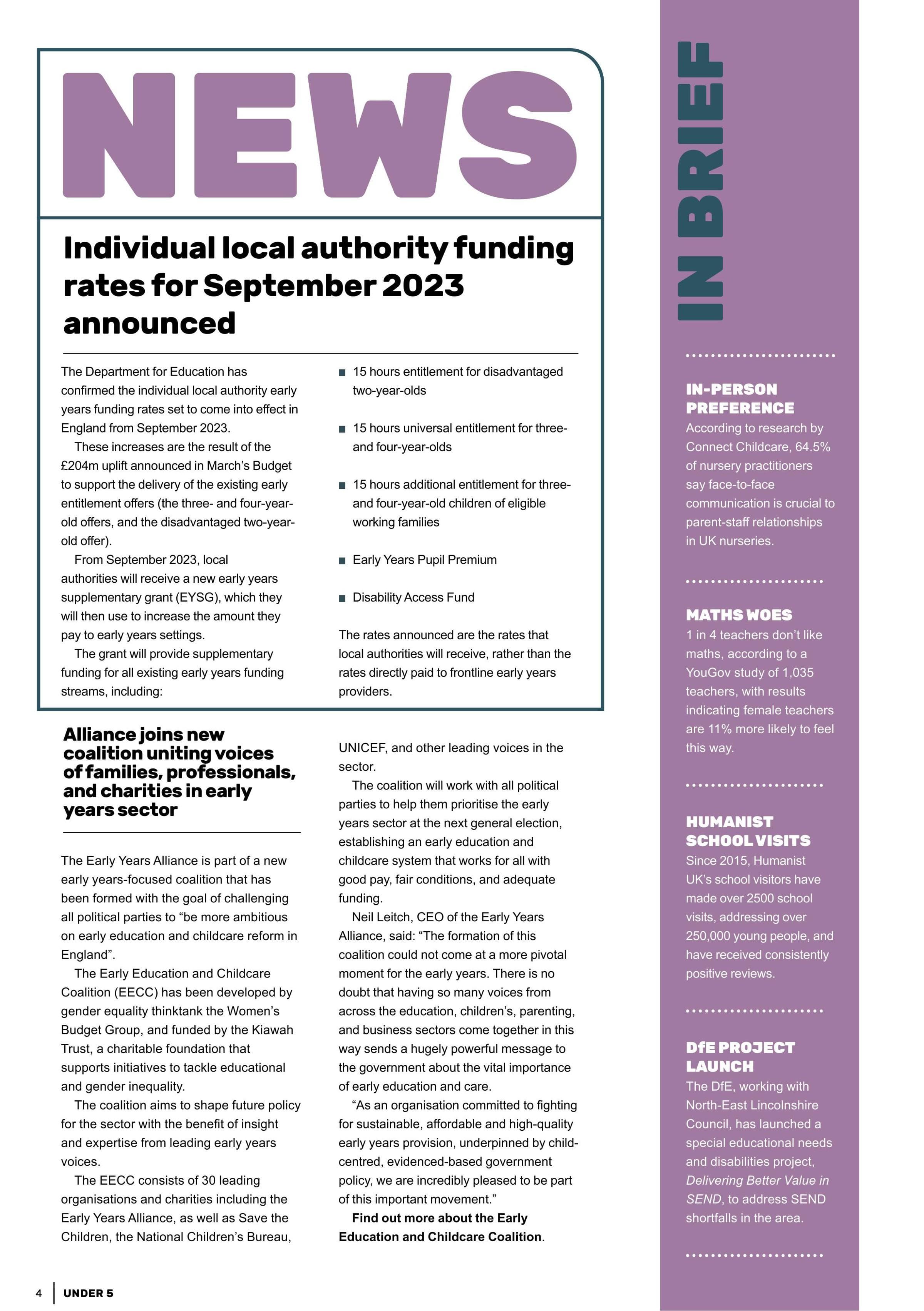 News in brief - September 2023