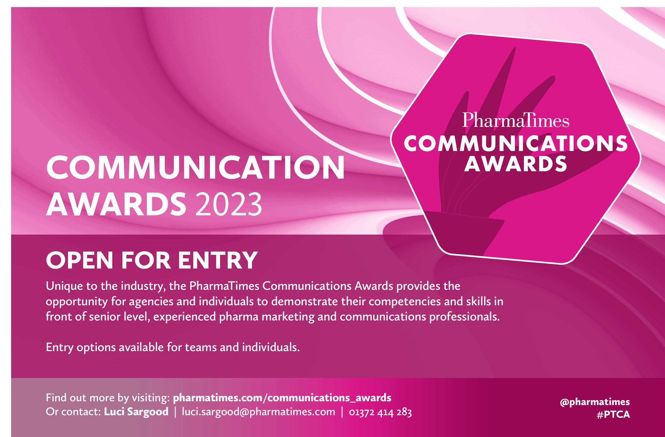 PharmaTimes COMMUNICATIONS AWARDS