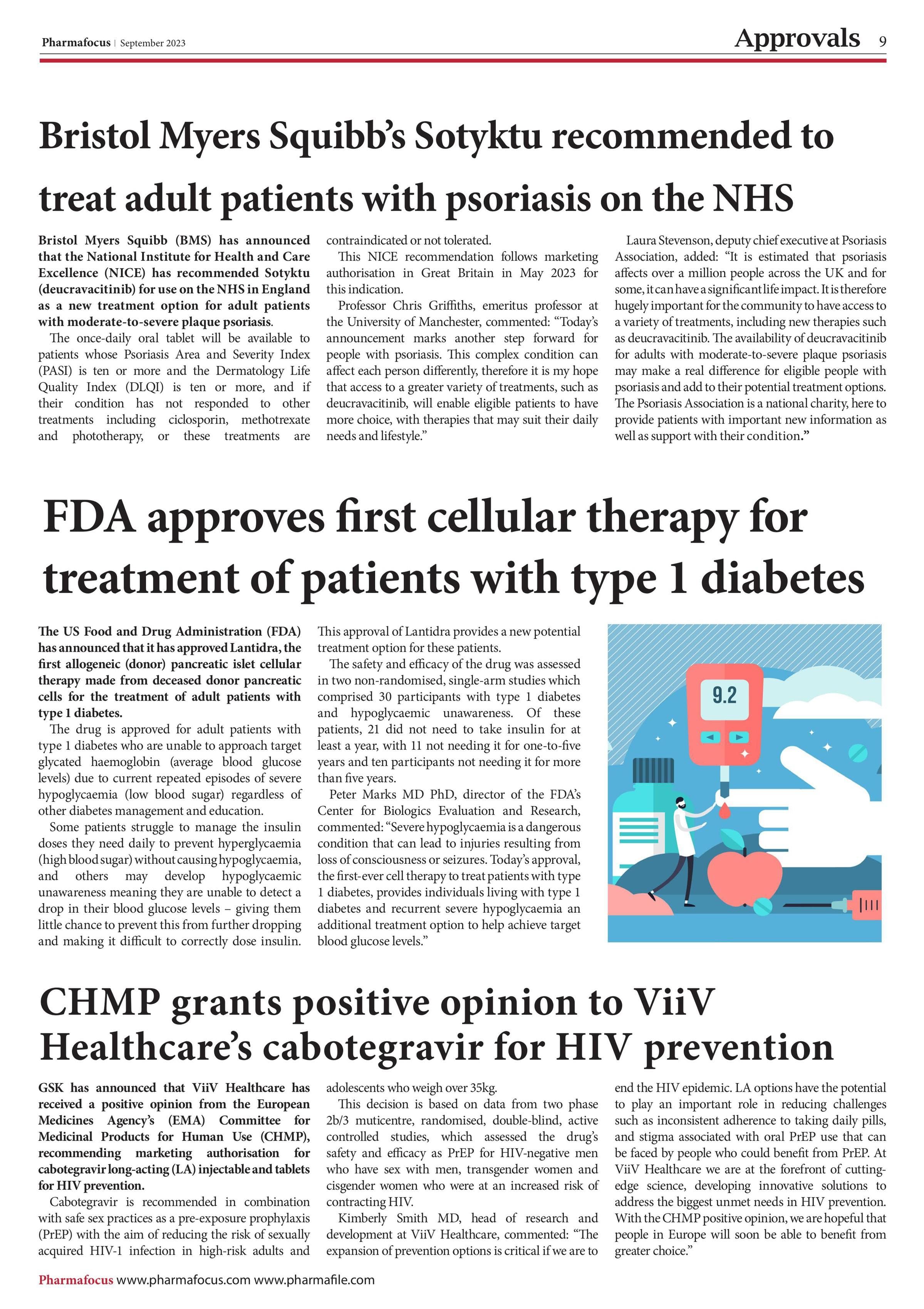 Bristol Myers Squibb’s Sotyktu recommended to treat adult patients with psoriasis on the NHS