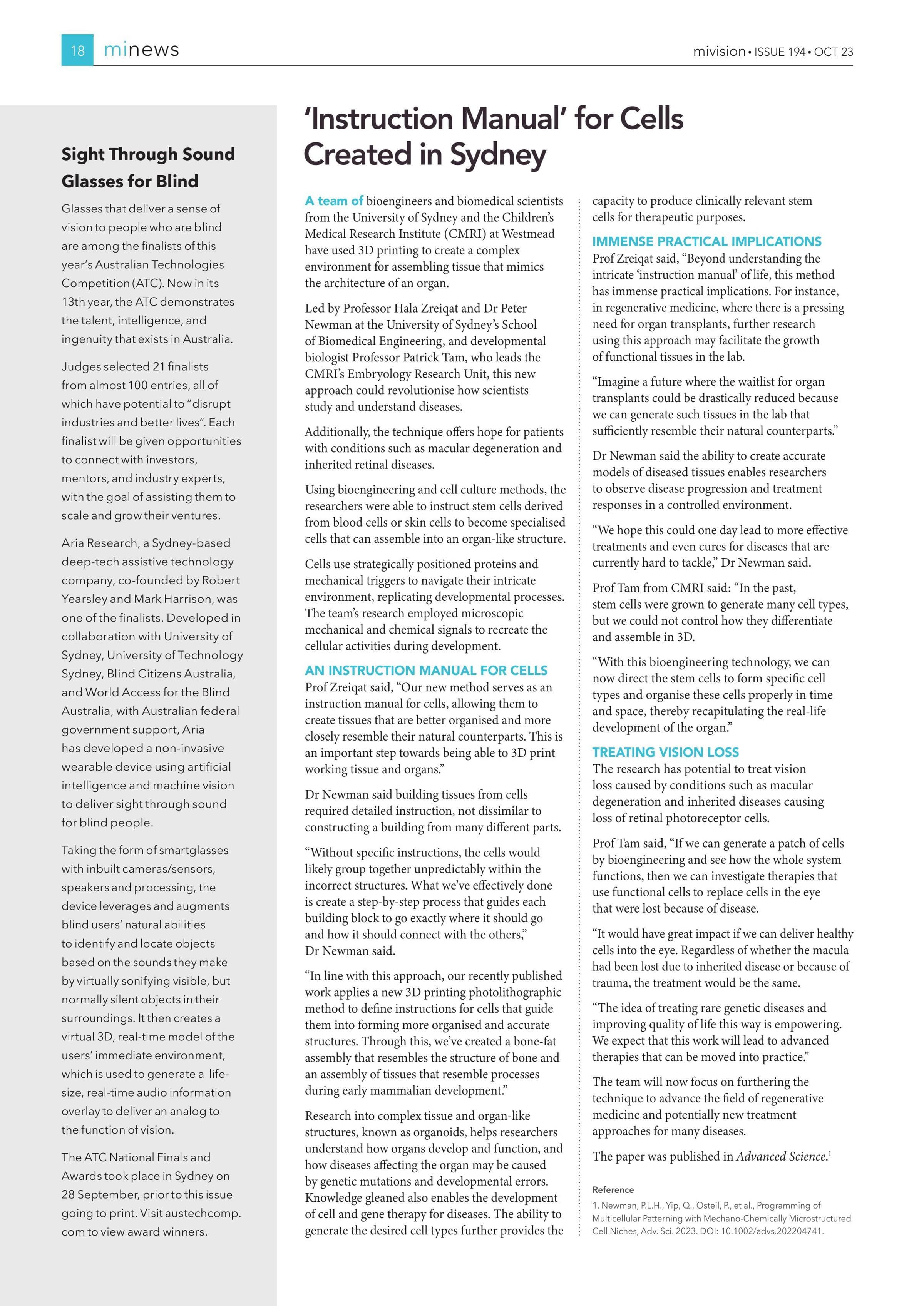 Sight Through Sound Glasses for Blind