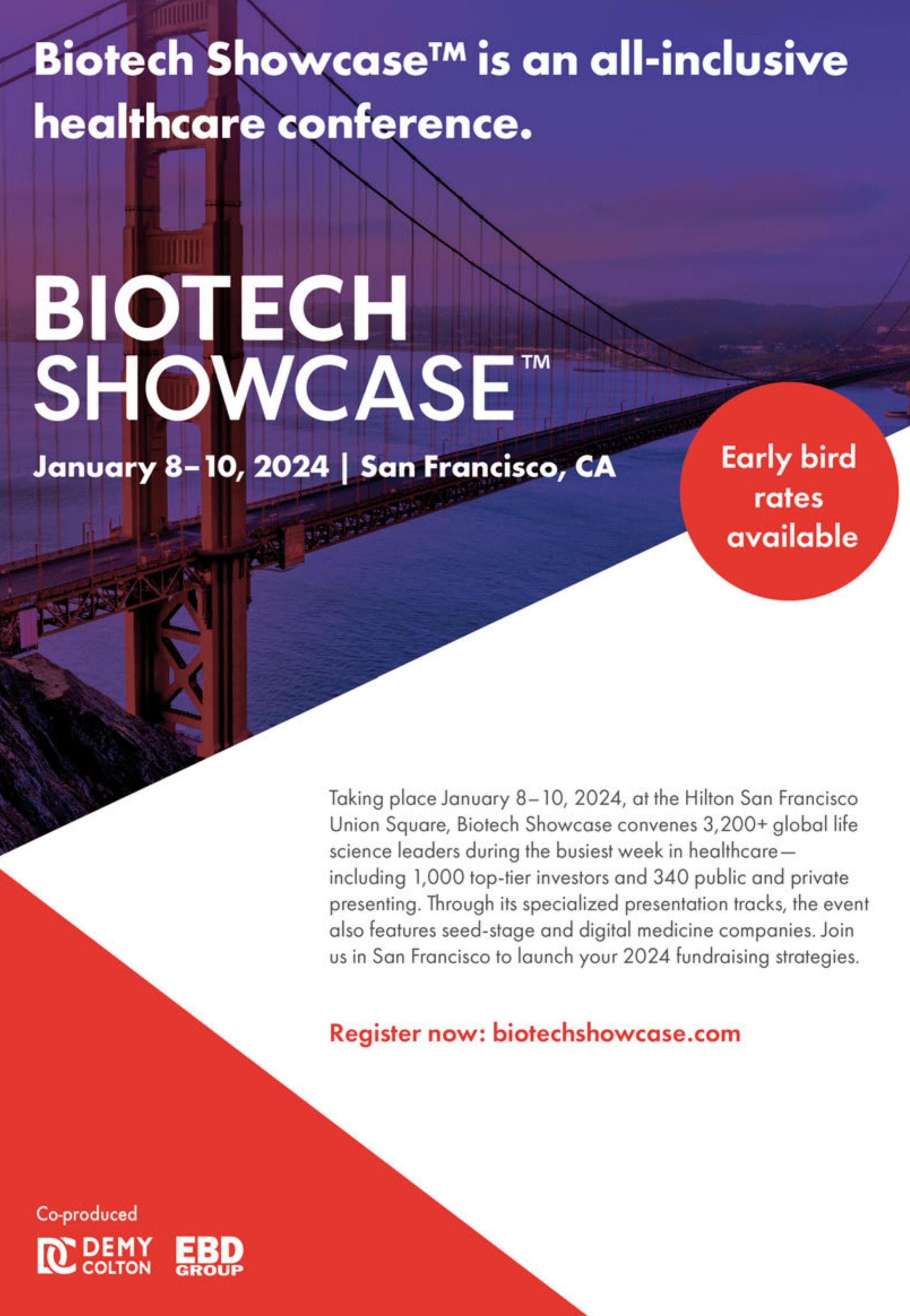 BIOTECH SHOWCASE
