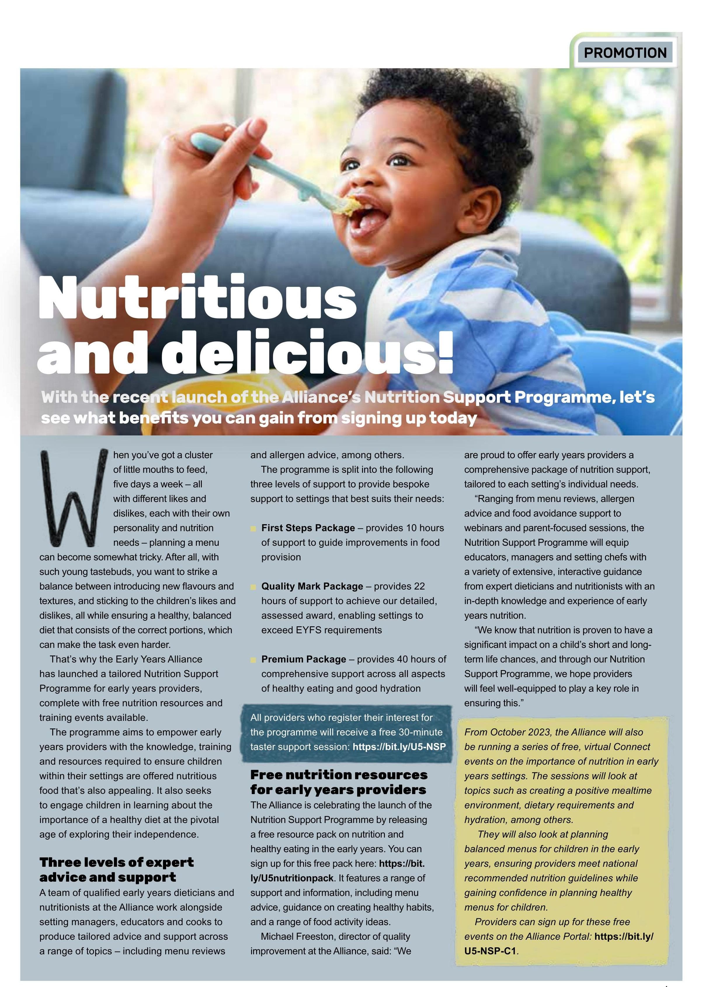 Nutritious and delicious!