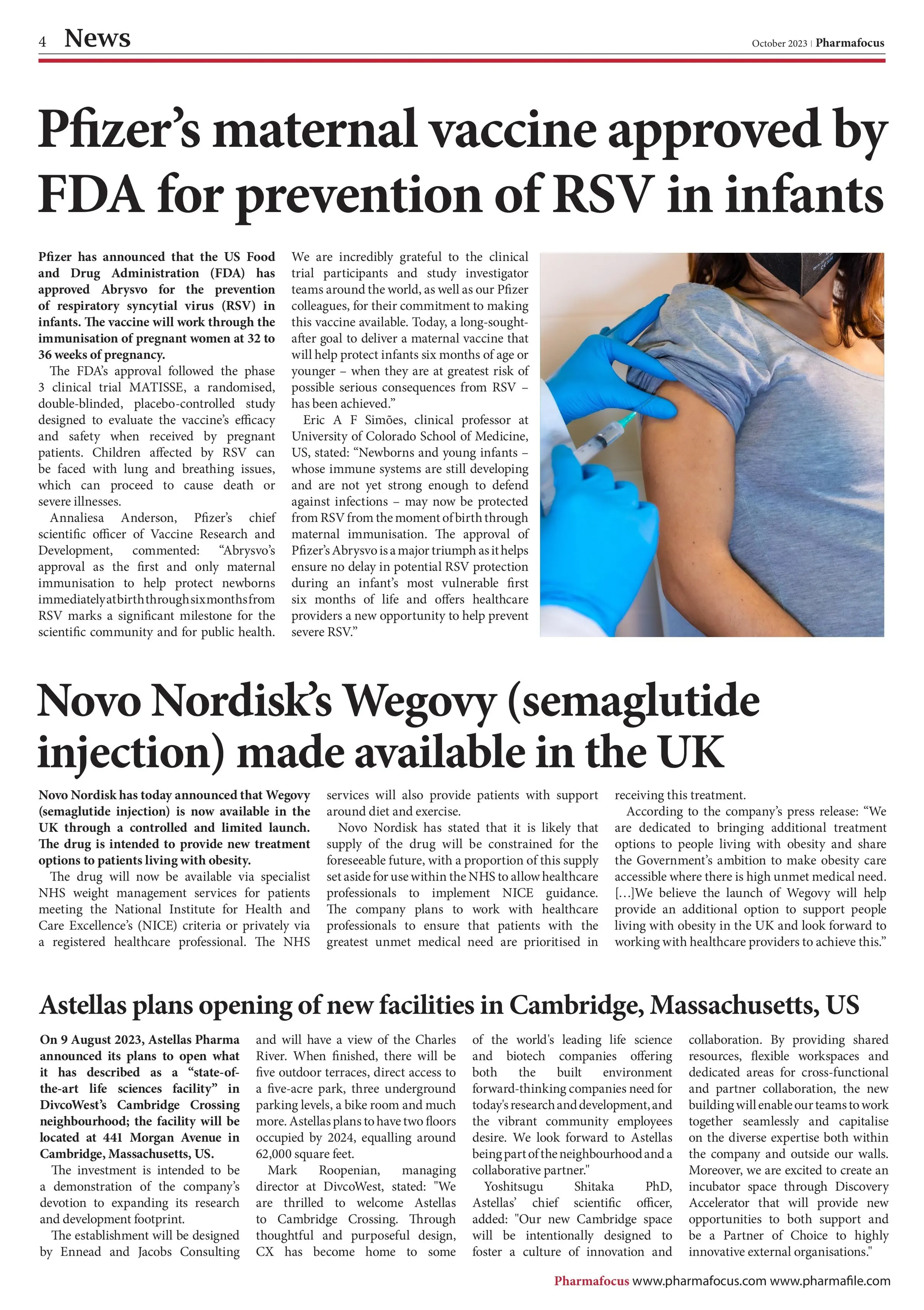 Novo Nordisk's Wegovy (semaglutide injection) made available in the UK Novo Nordisk's Wegovy (semaglutide injection) made available in the UK