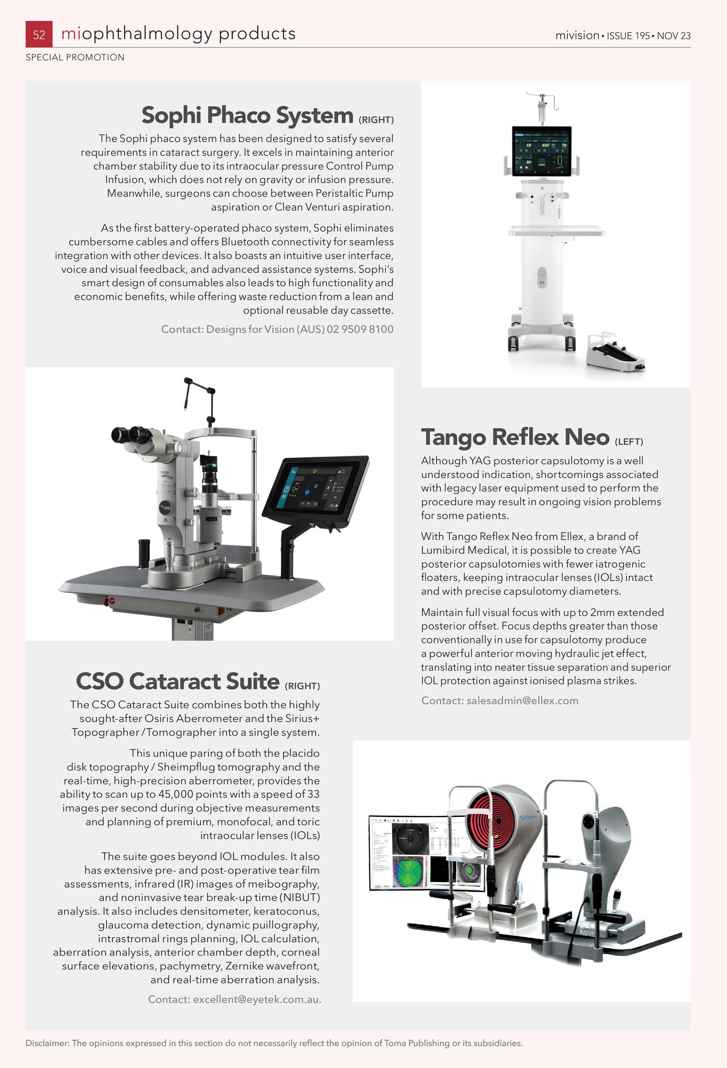 miophthalmology products