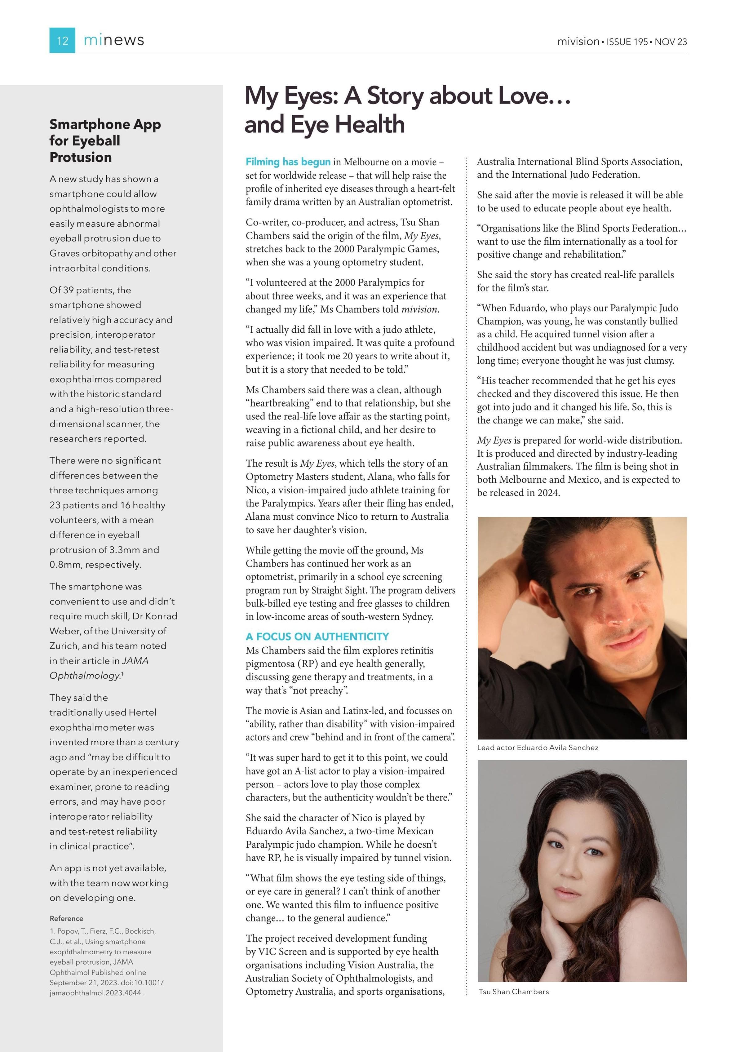 Smartphone App for Eyeball Protusion