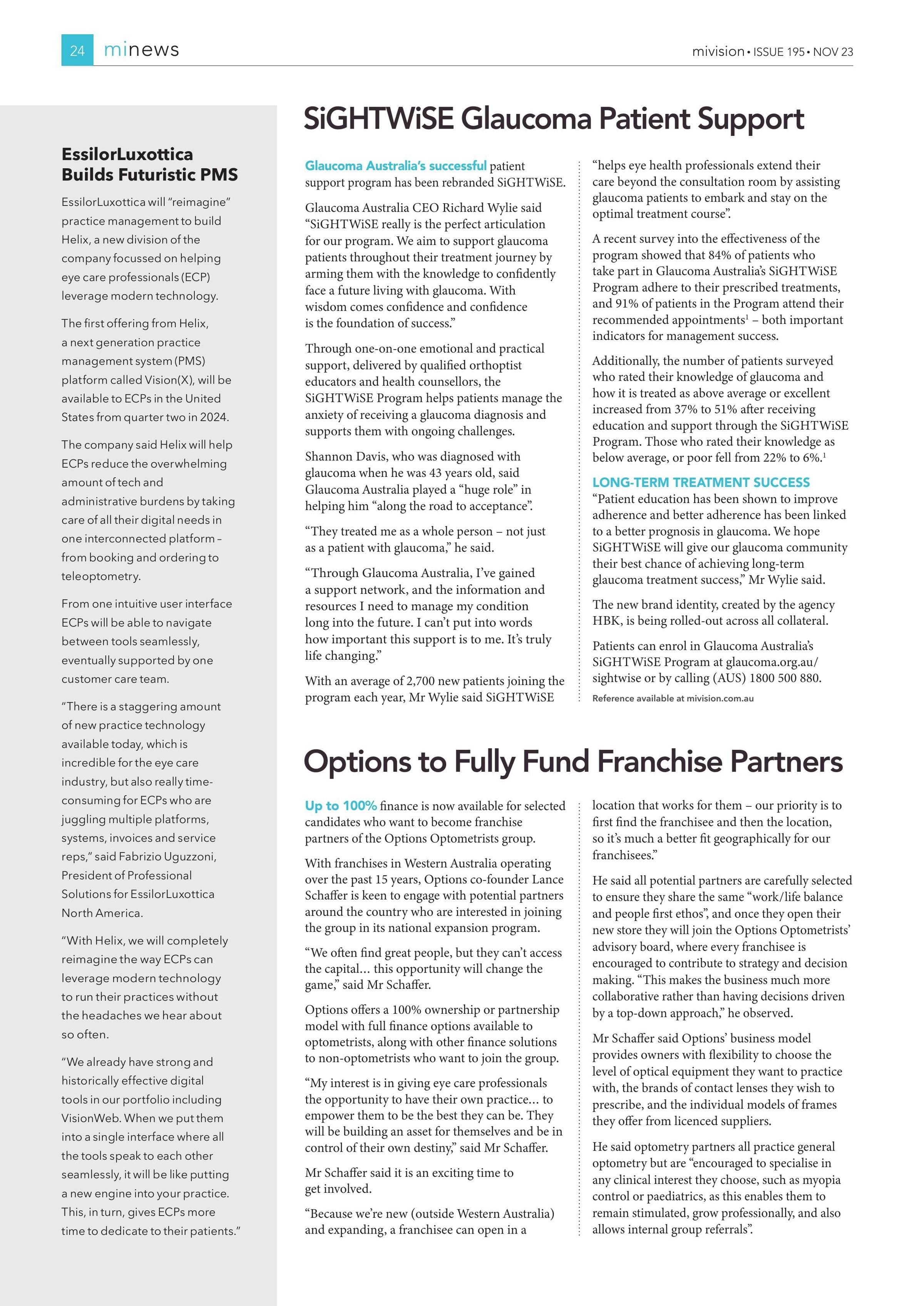 EssilorLuxottica Builds Futuristic PMS