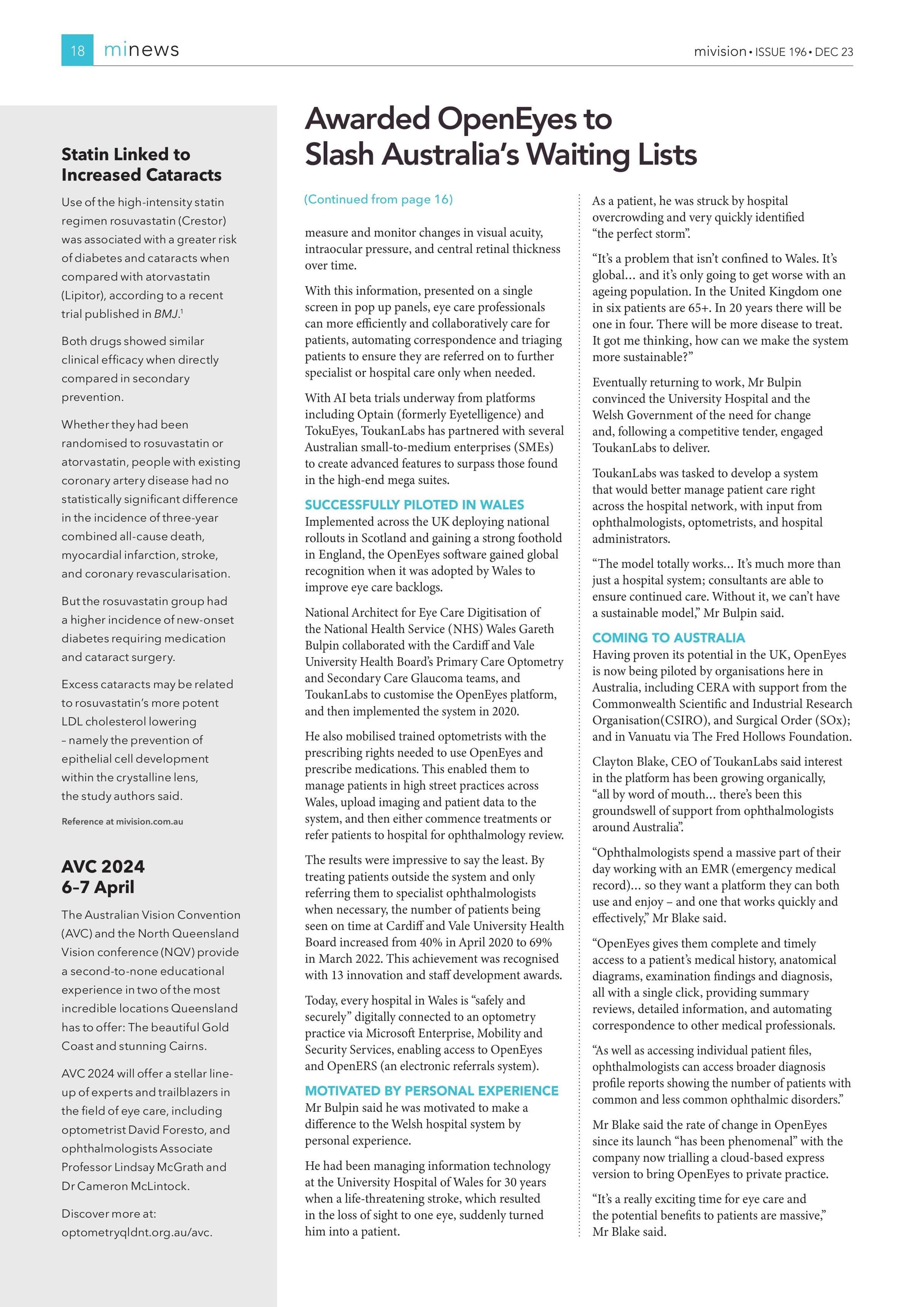 Statin Linked to Increased Cataracts