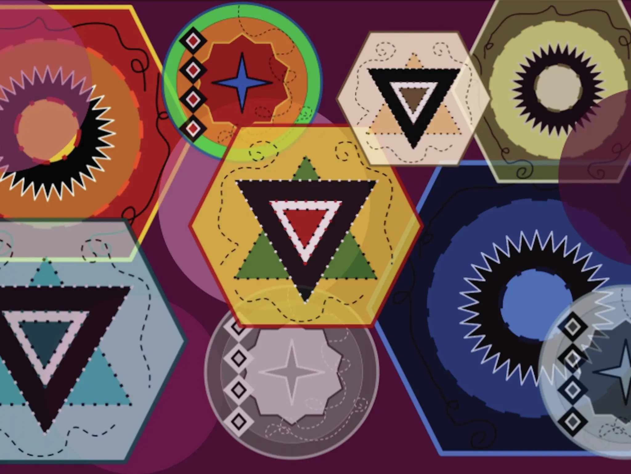 Hashimoto-Inspired Hexagons