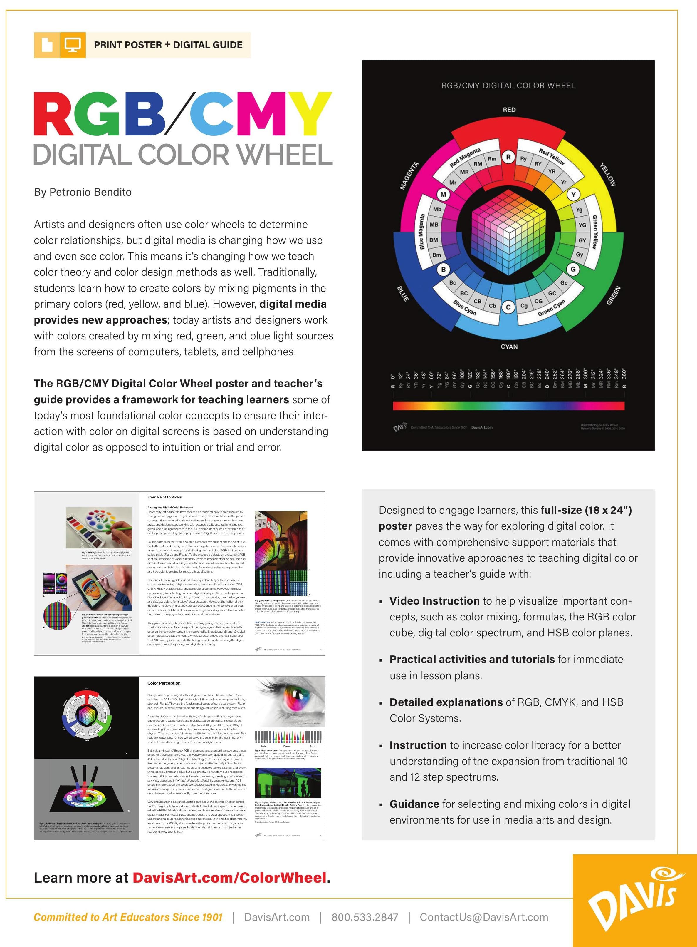 RGB/CMY Digital Color Wheel from Davis