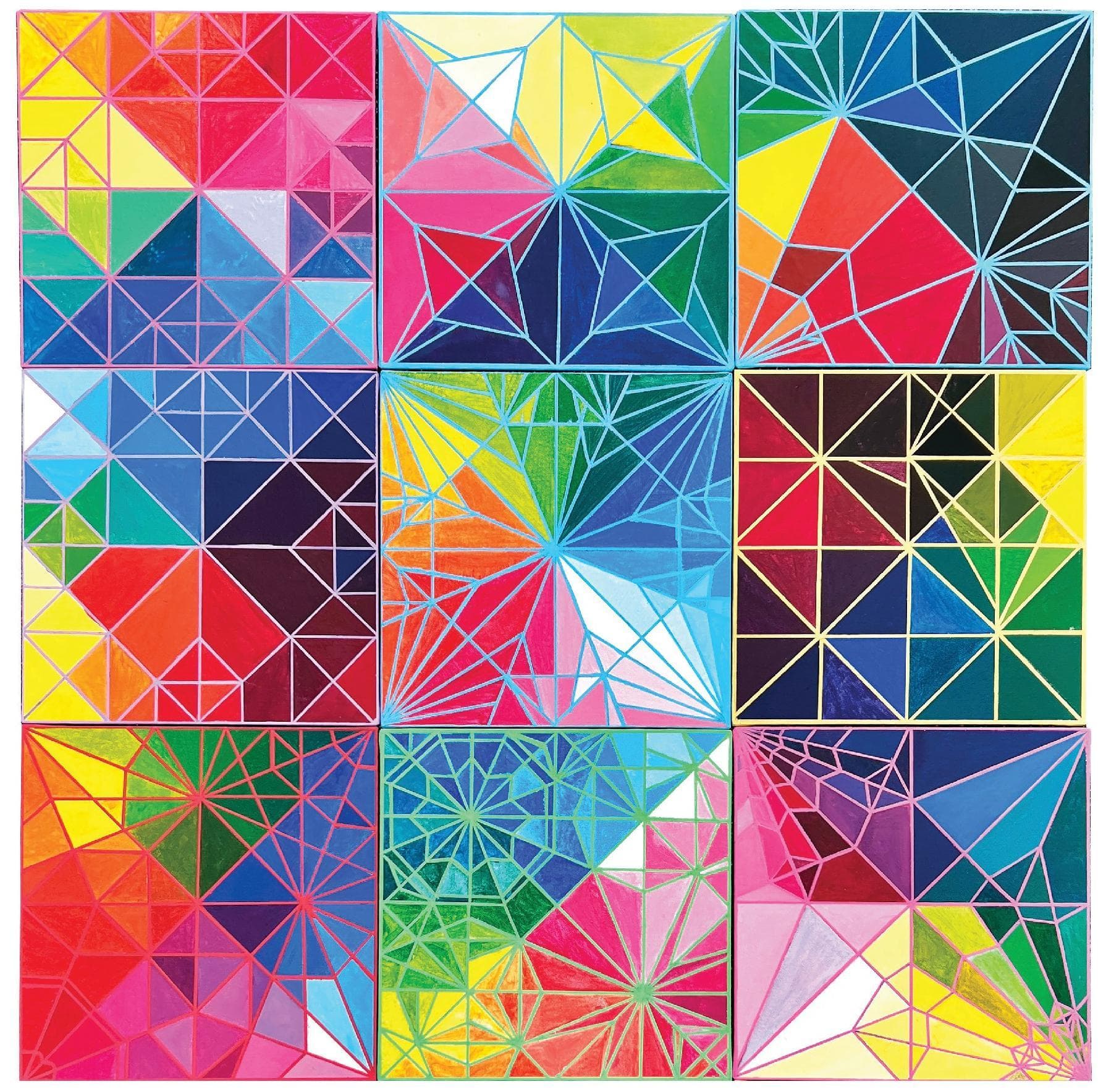 Origami Color Wheels