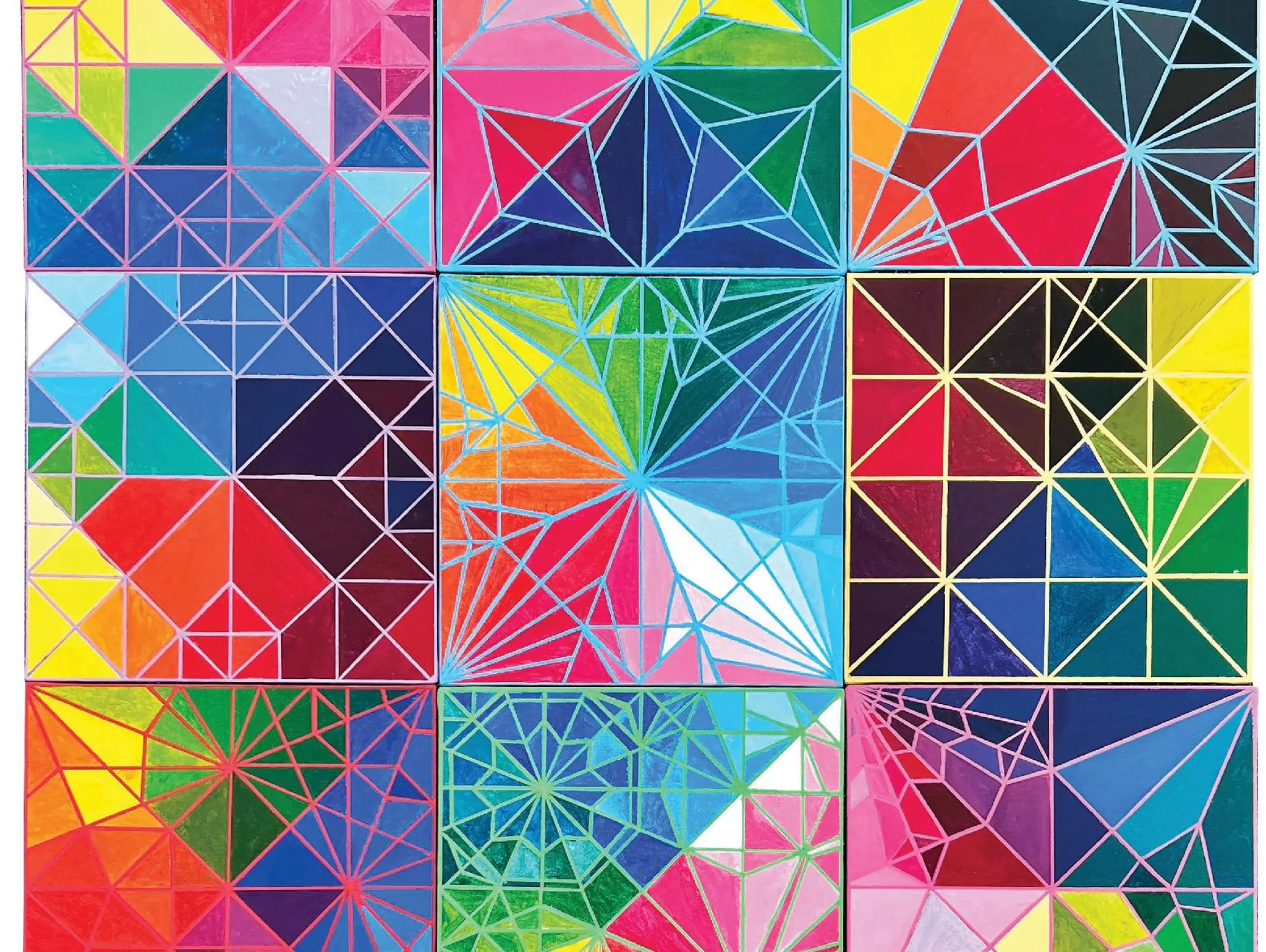 Origami Color Wheels