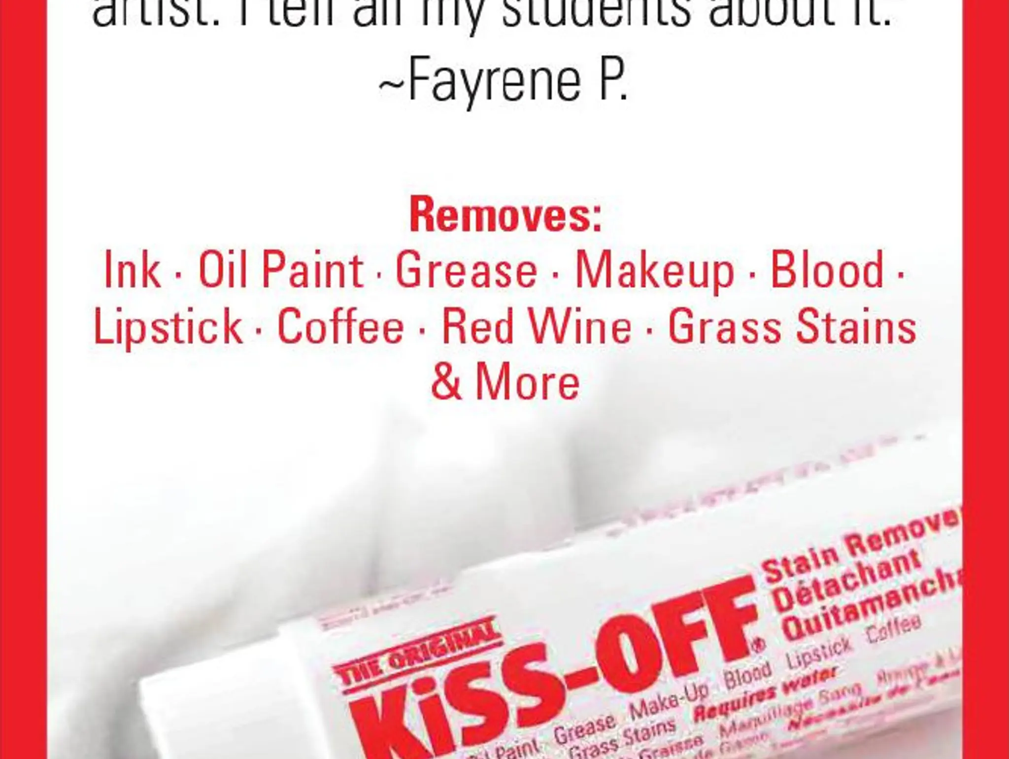 Kiss-Off® Stain Remover