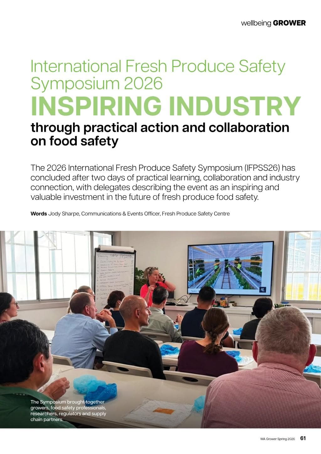 International Fresh Produce Safety Symposium 2026