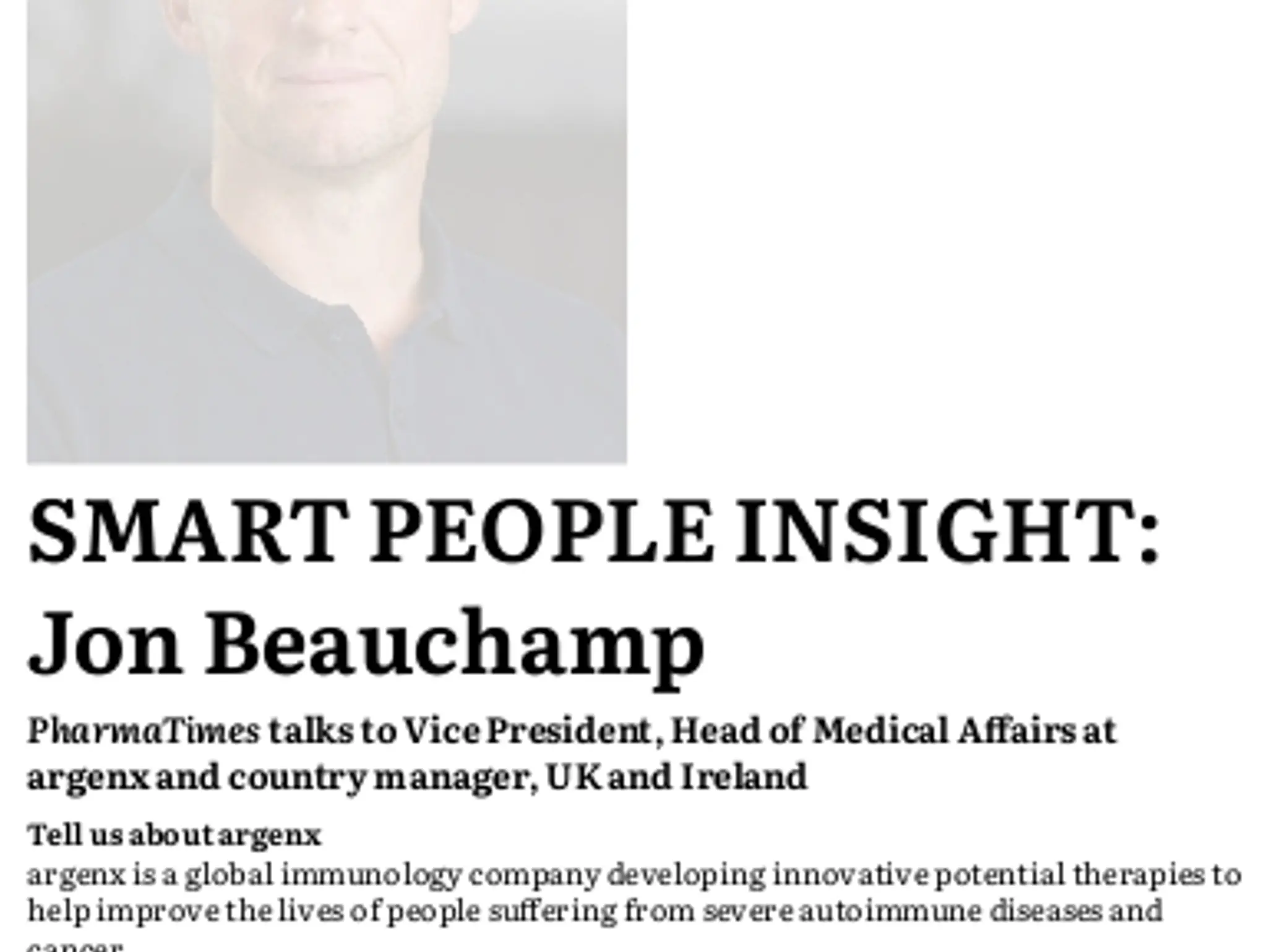 11 - SMART PEOPLE INSIGHT: Jon Beauchamp