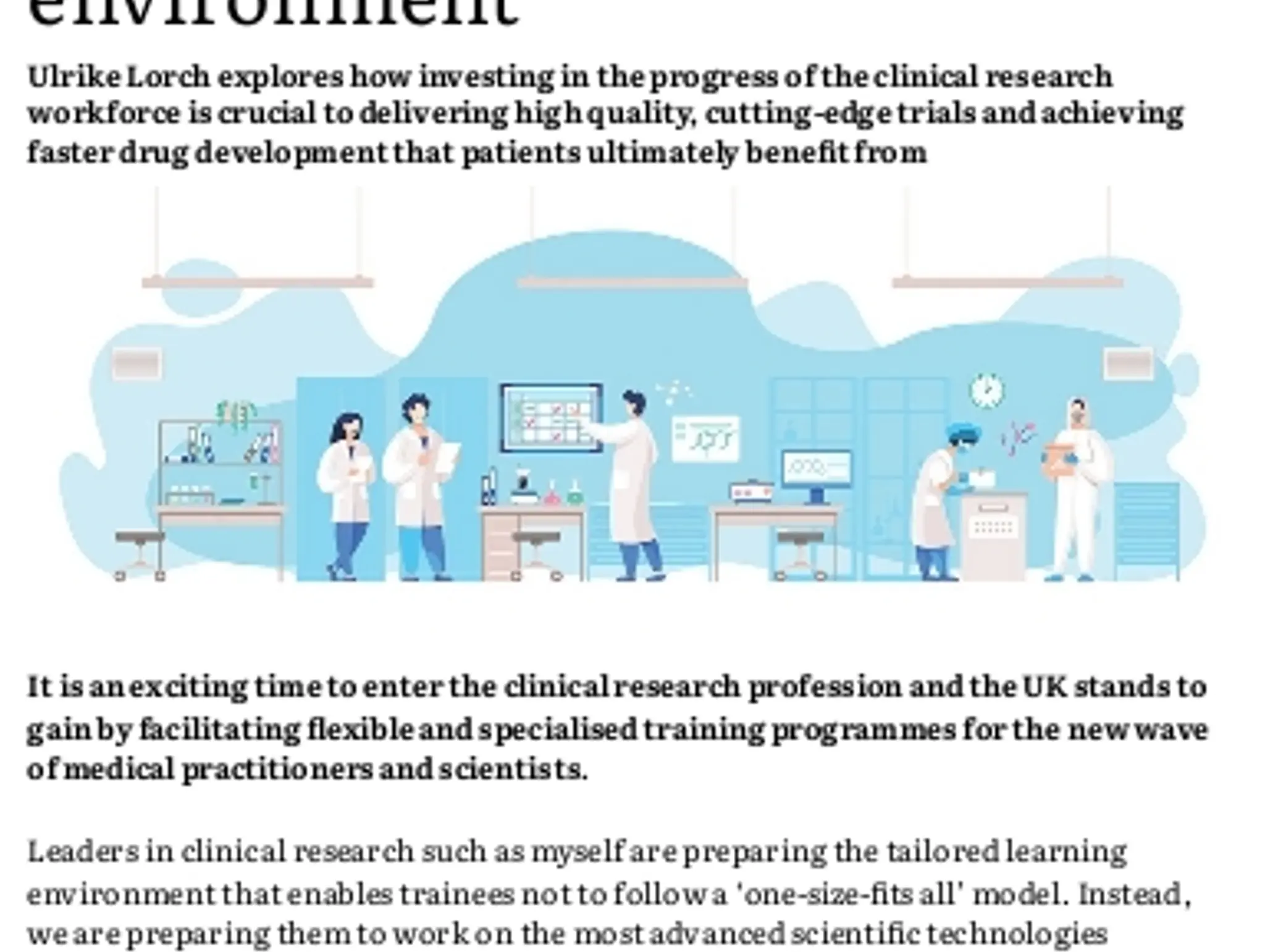 30-31 - Developing talent in the fast-changing clinical research environment