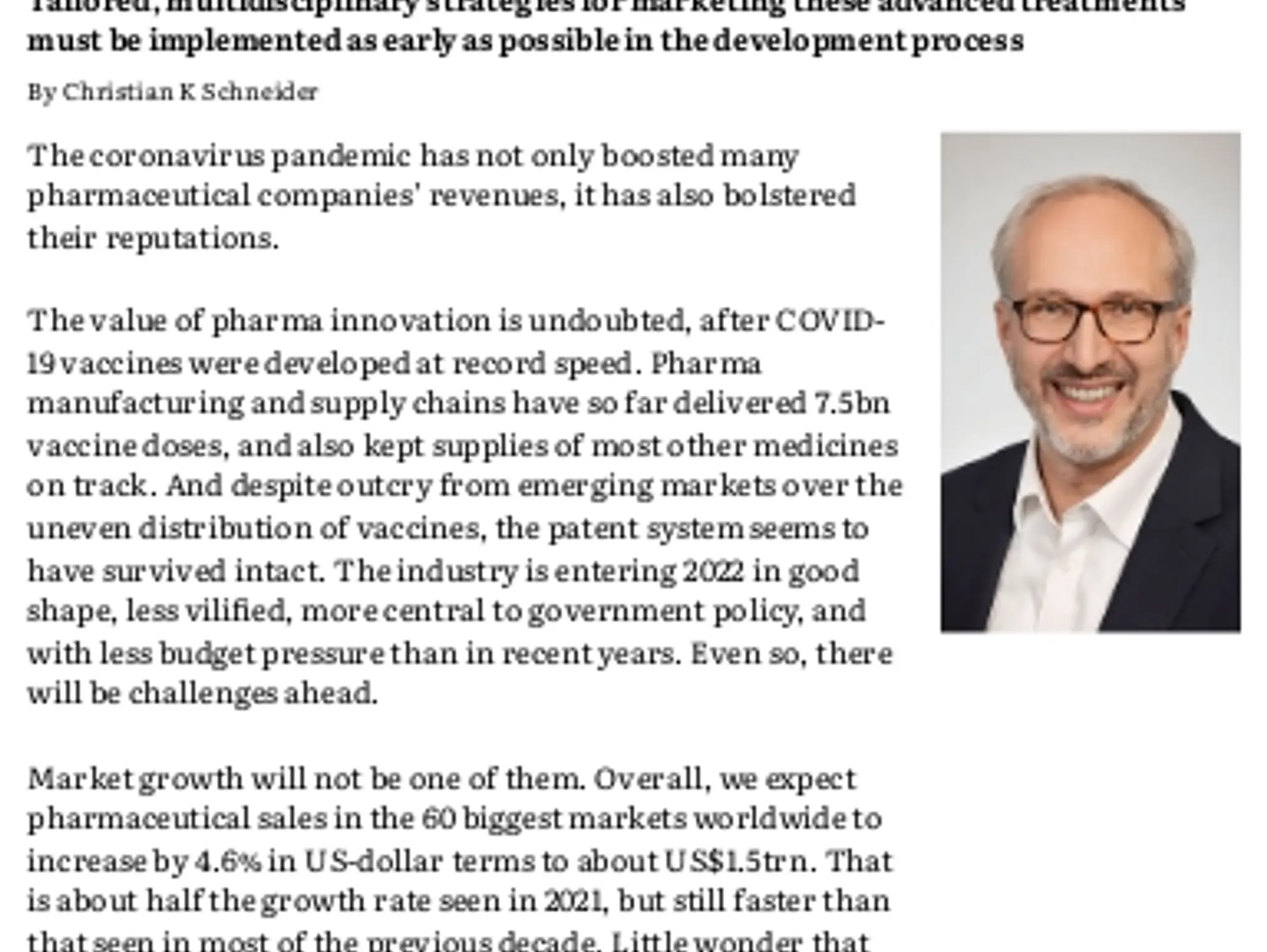 22-23 - Five routes to market for novel therapies