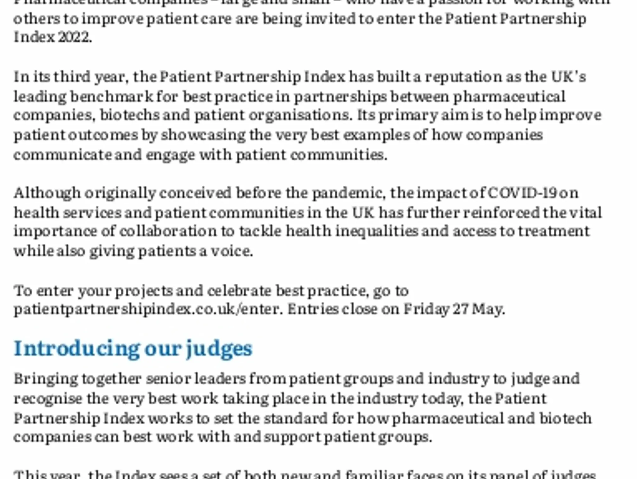 32-33 - PATIENT PARTNERSHIP: Joining forces