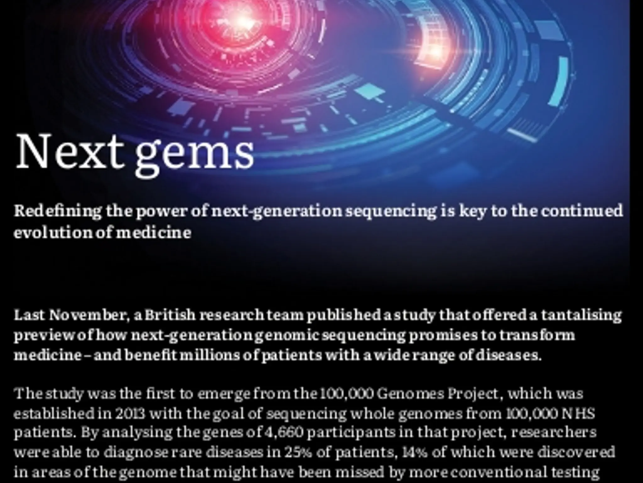 22-23 - GENOMES: Next gems