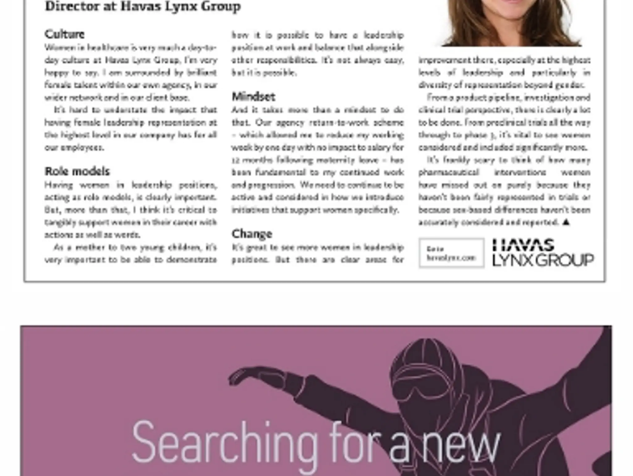 18 - WOMEN IN PHARMA: Havas Lynx