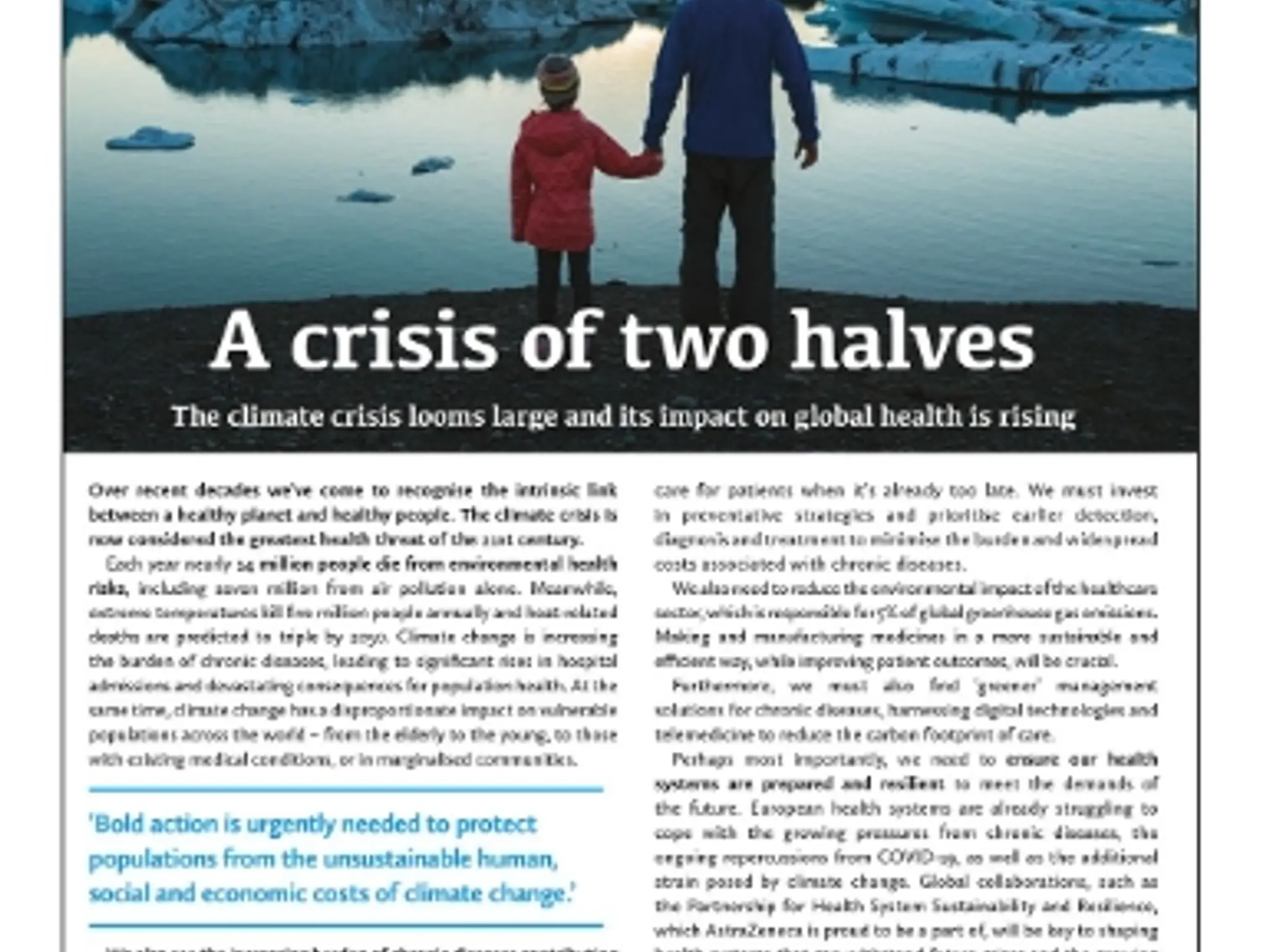 23 - CLIMATE CHANGE: A crisis of. two halves