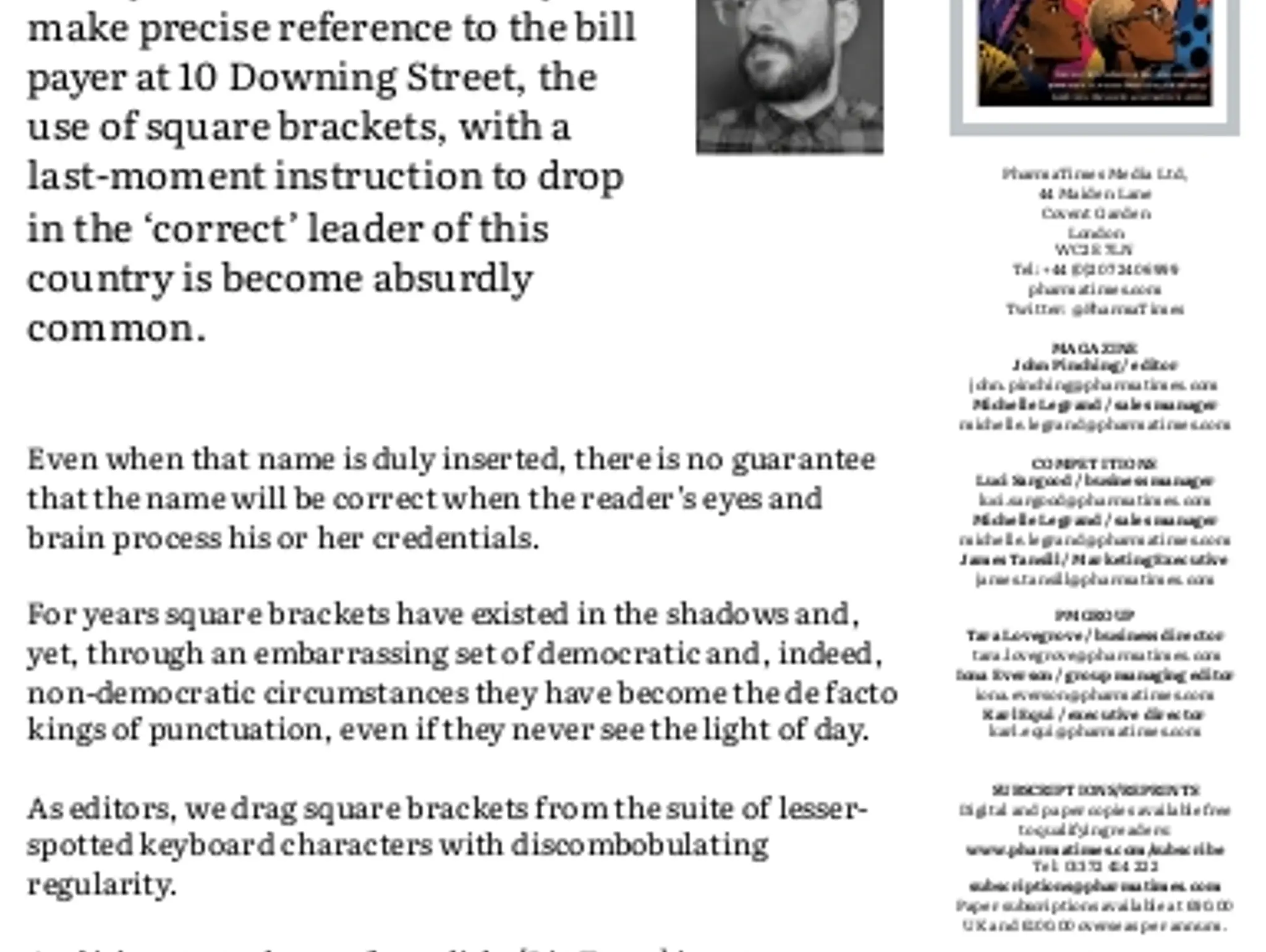 3 From the editor