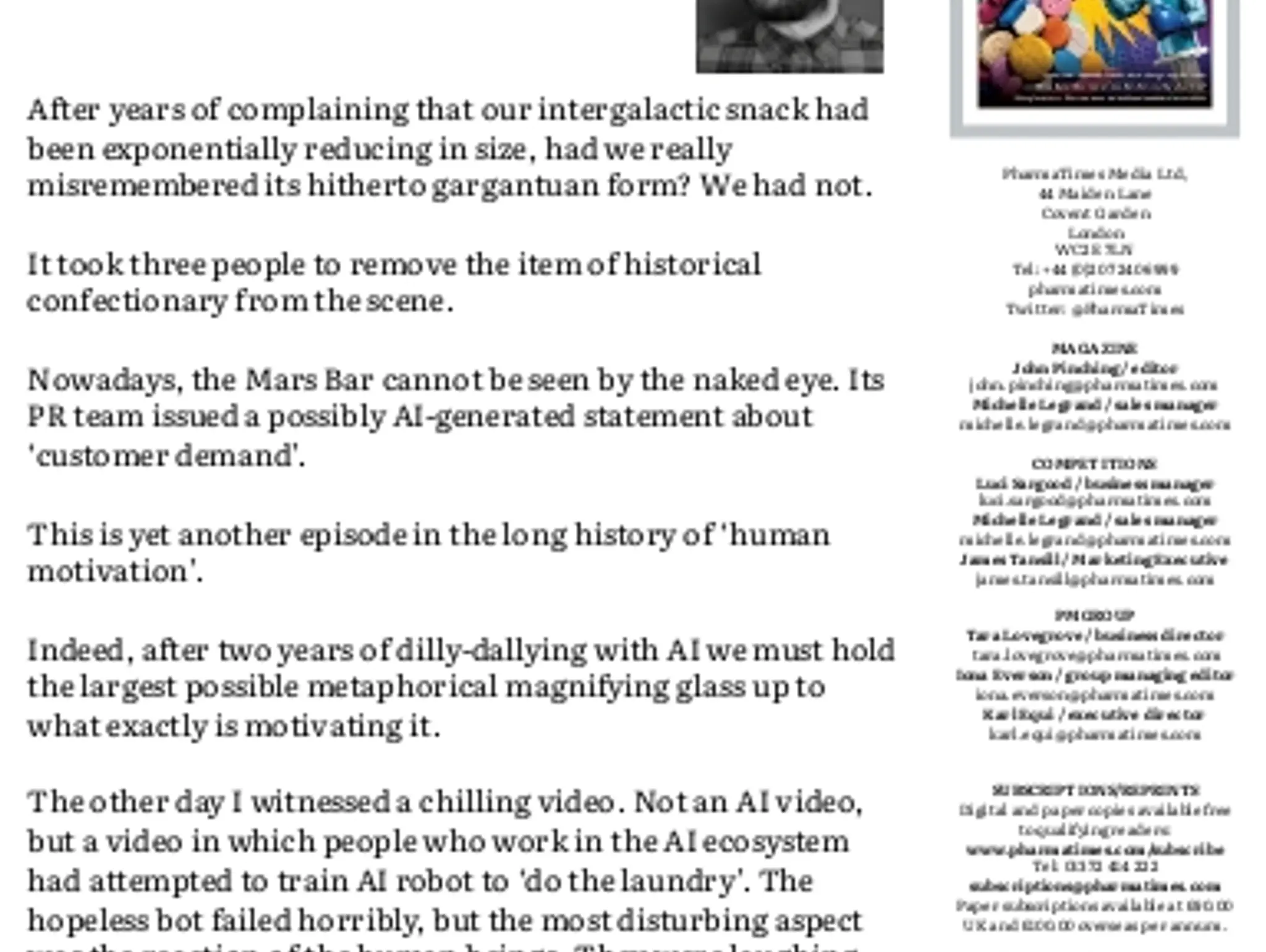 3 From the editor