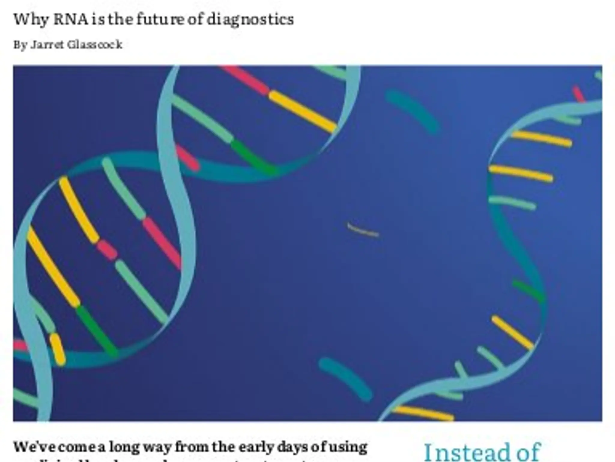 32 - Biomarkers  and a battle of the bases