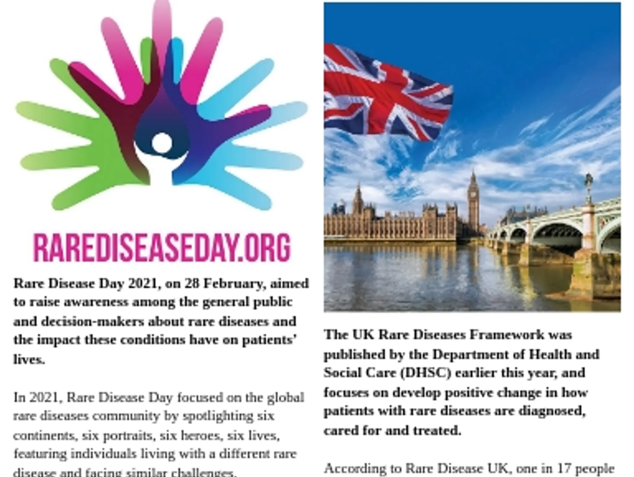 25 - Rare Disease Day 2021