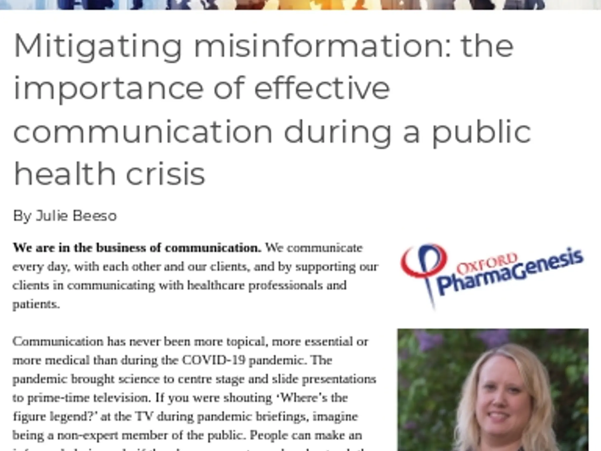 49 - TRENDS - Oxford PharmaGenesis