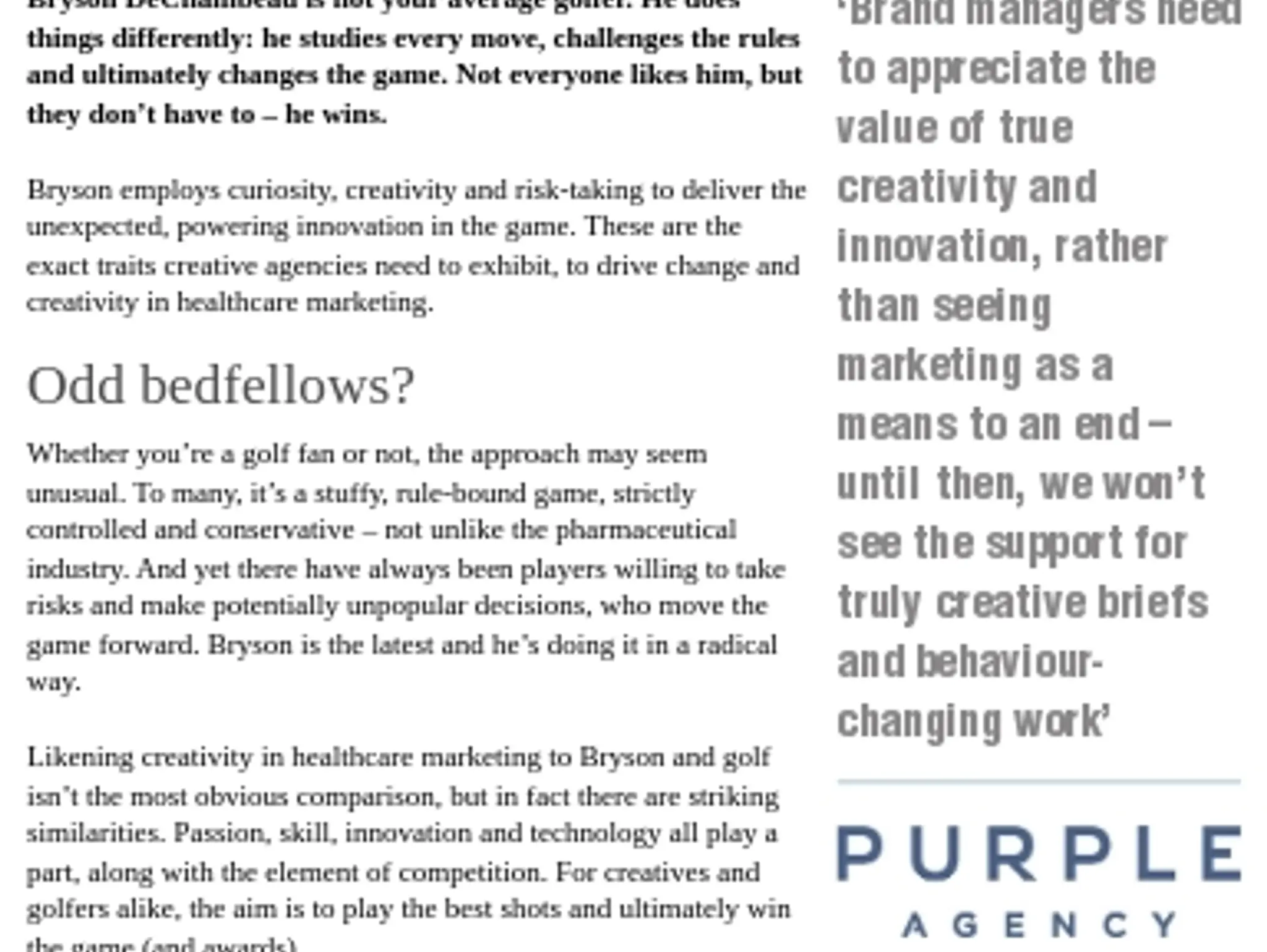 30 - Purple Agency