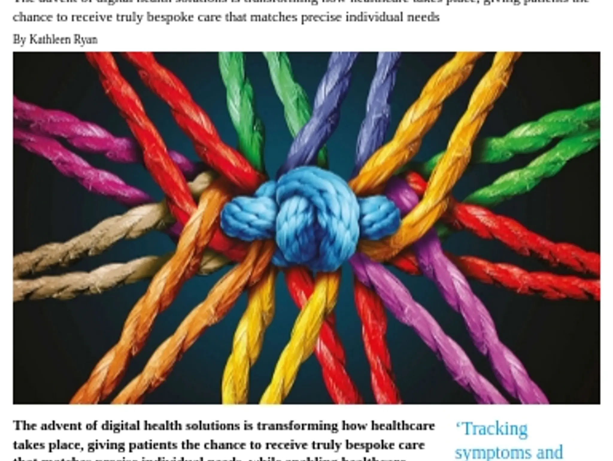 30-31 - How connected teamwork through digital technology can achieve better results for patients and HCPs
