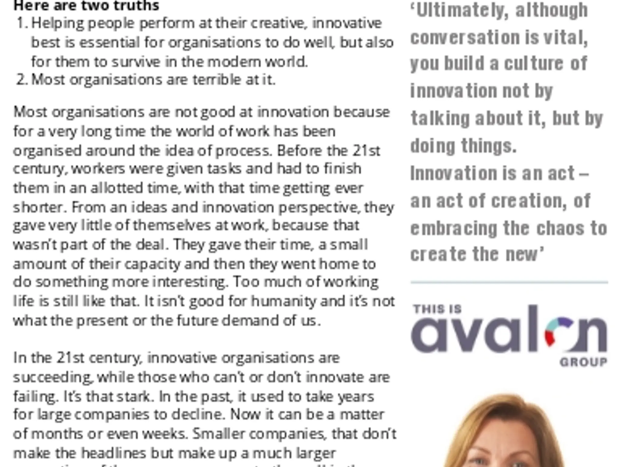 32 - Why a culture of innovation is essential – and how to build it
