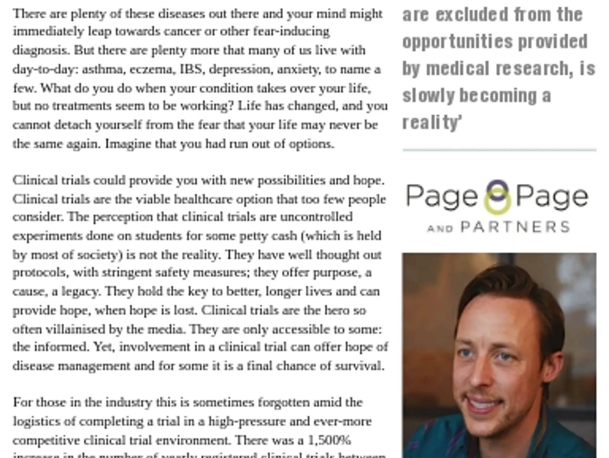 33 - Reframing clinical trial recruitment