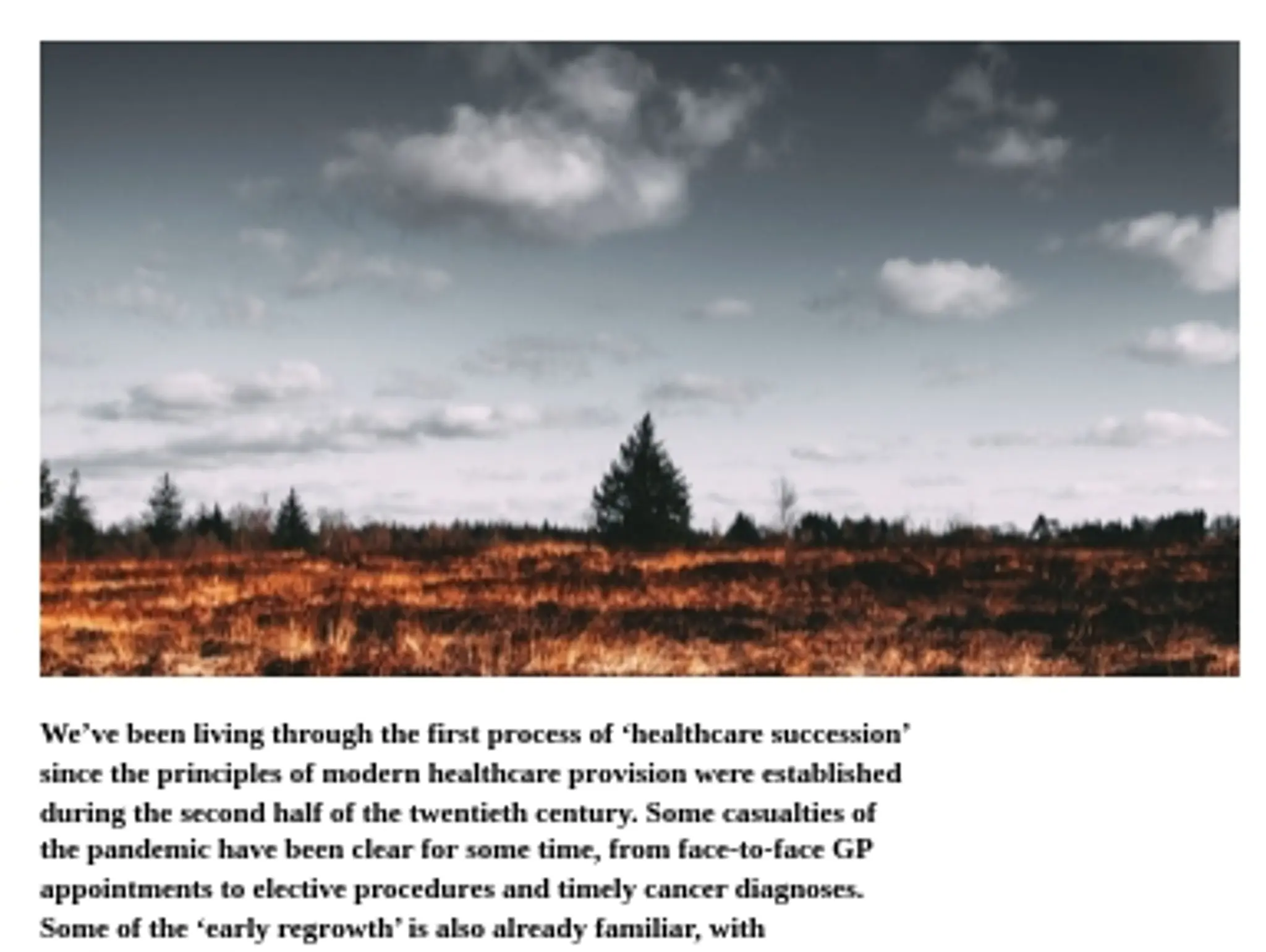 22-23 - How will healthcare recover from the pandemic?