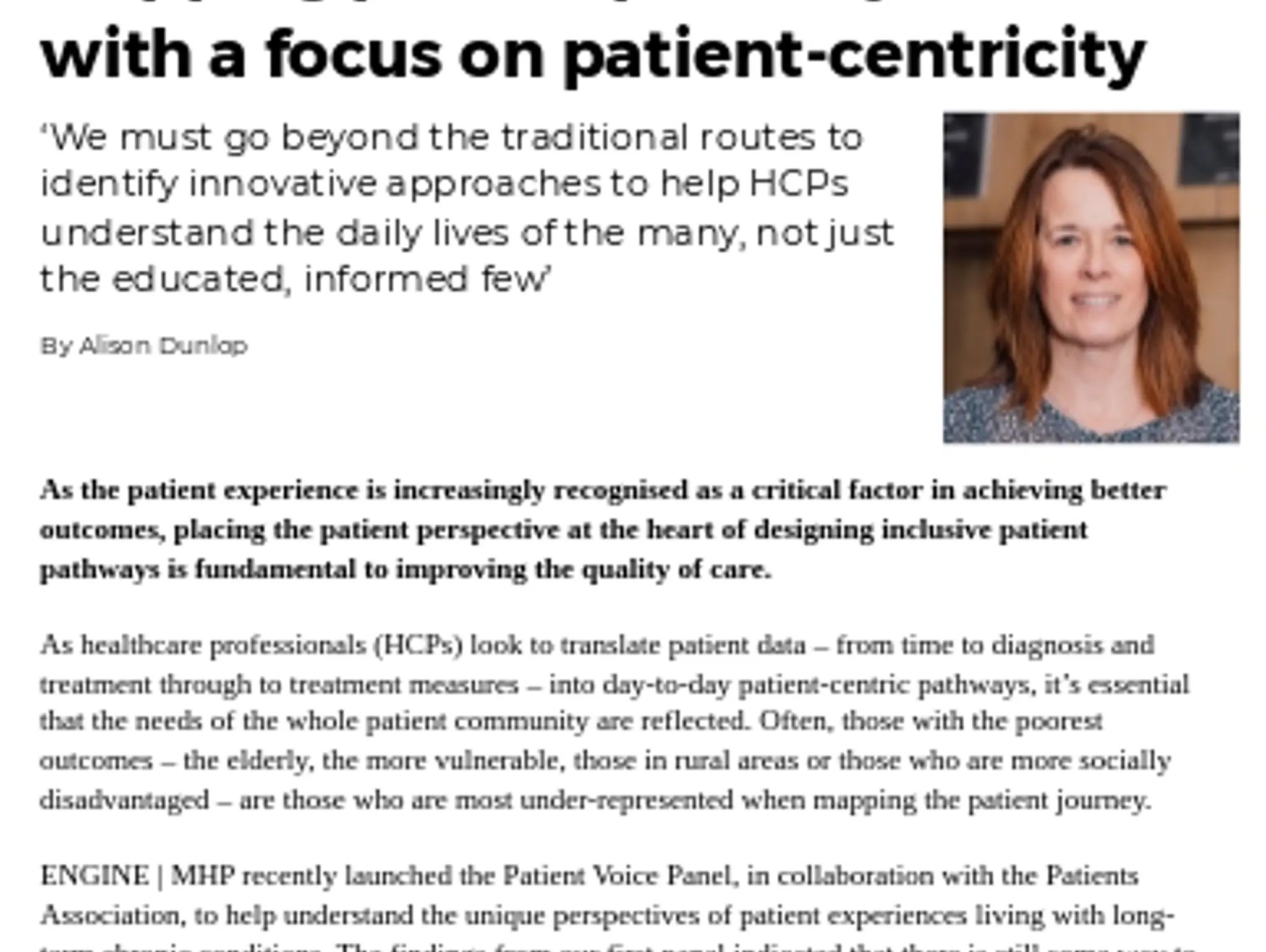 33 -  Mapping patient pathways – with a focus on patient-centricity