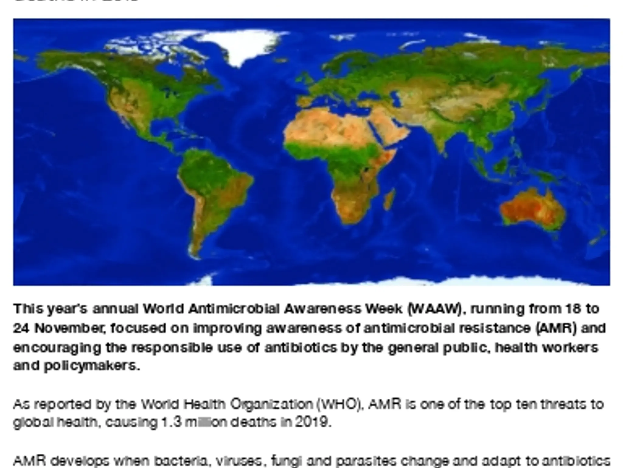 42 - WORLD AMR WEEK 2022 - World Antimicrobial Awareness Week 2022