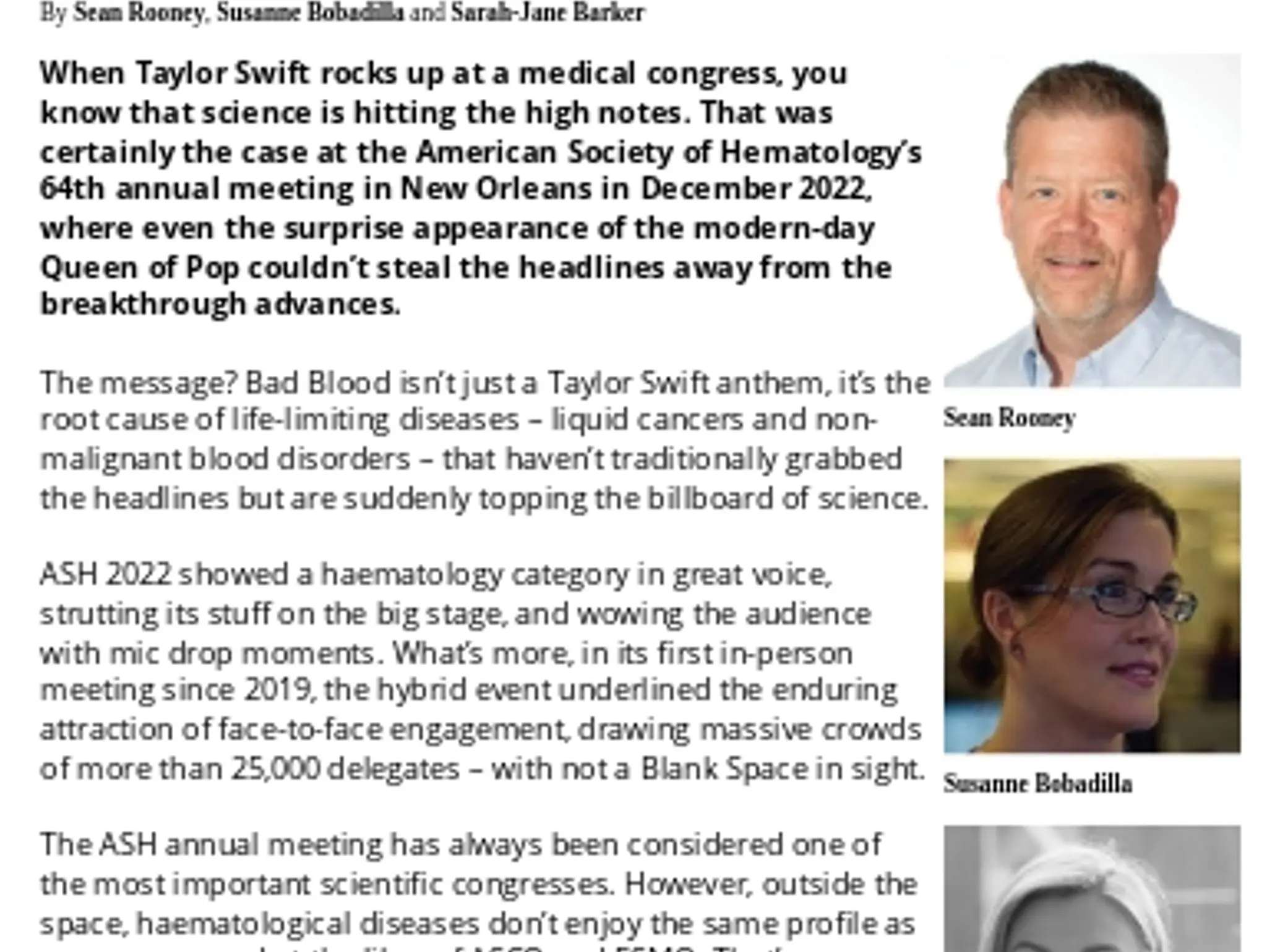 16-17 - ASH 2022 CONGRESS - bad blood but big advances