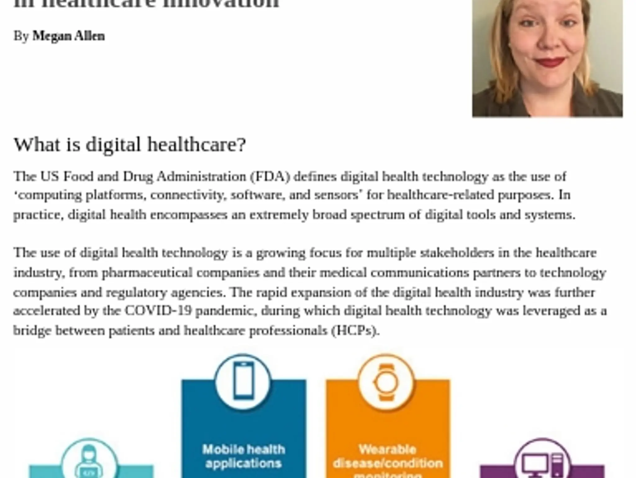 28 - TL INIZIO - Digital technology: a significant change in healthcare innovation