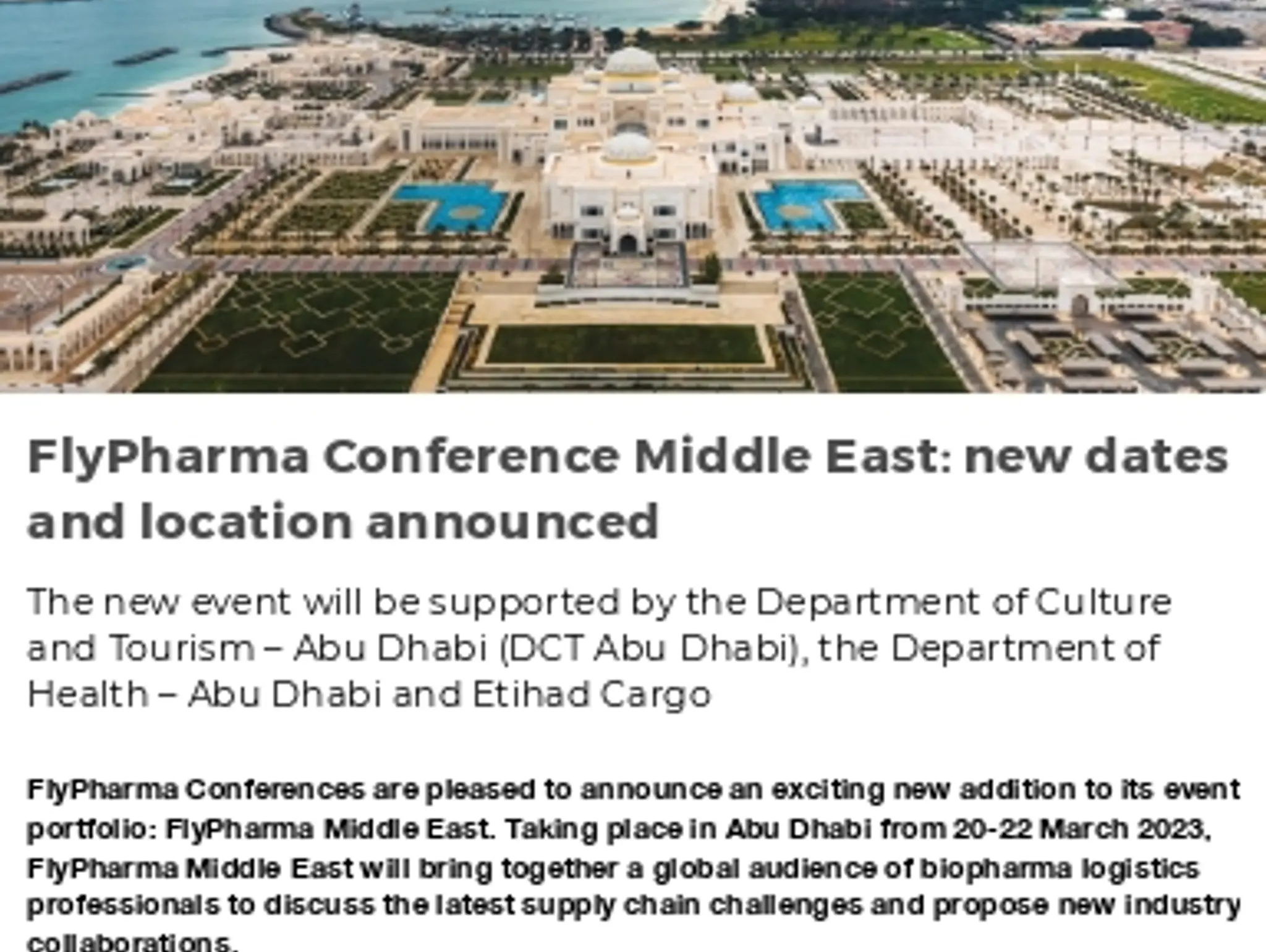 32-33 - FLYPHARMA - FlyPharma Conference Middle East: new dates and location announced