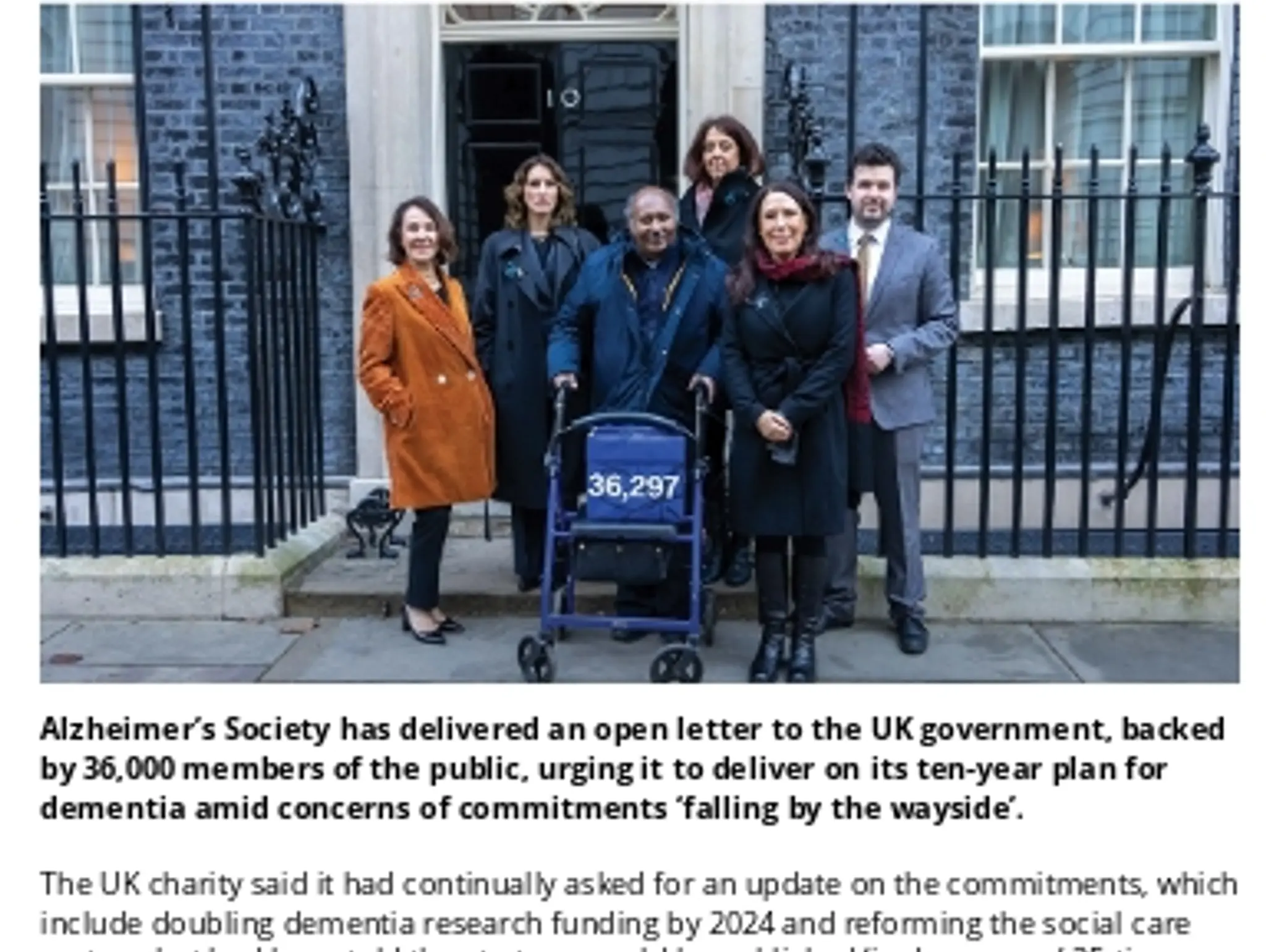 20 - RESEARCH - Alzheimer’s charities highlight need for more government support