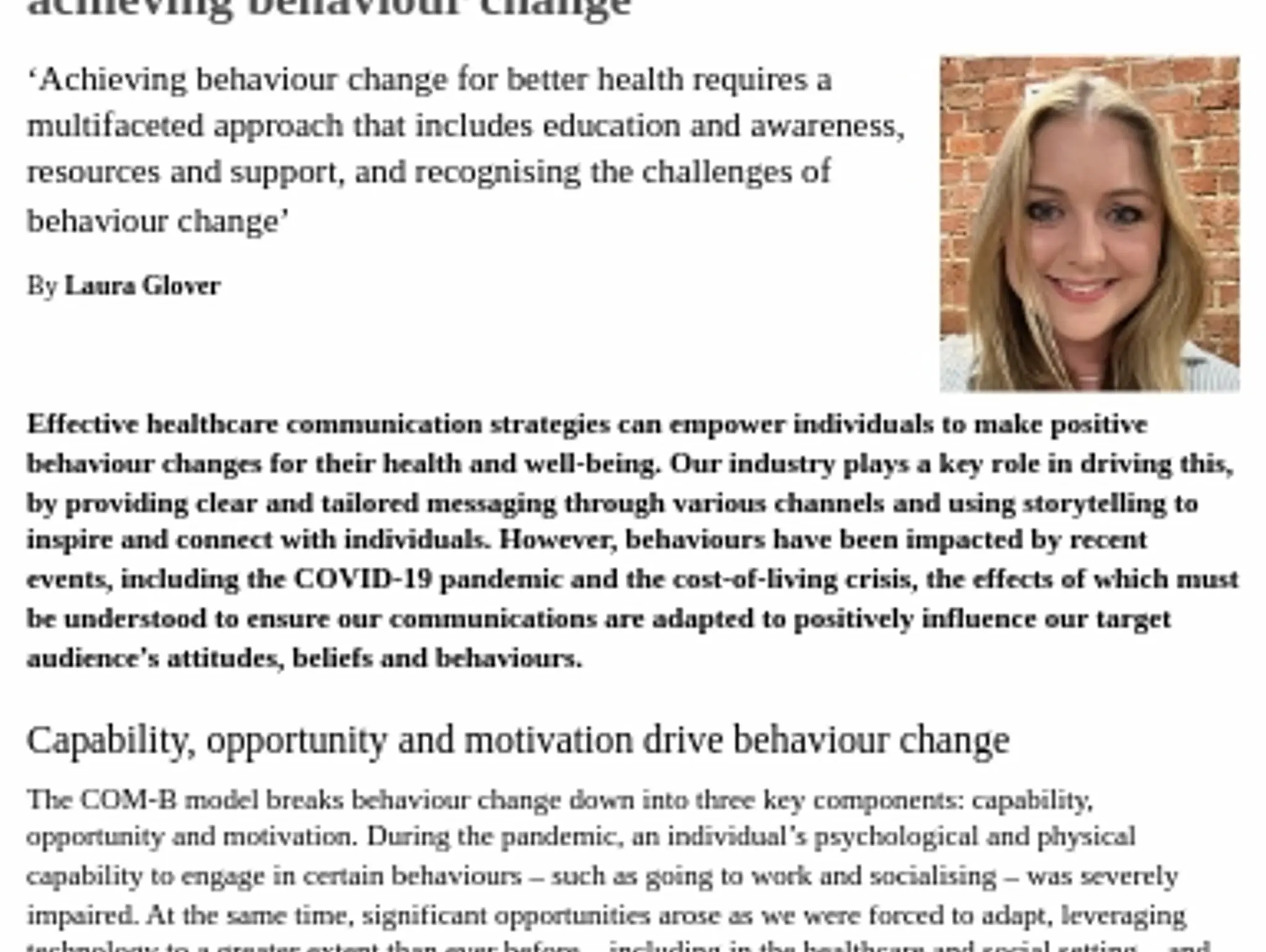 18 - TL ANTHEM - The need for a refreshingly different approach to achieving behaviour change