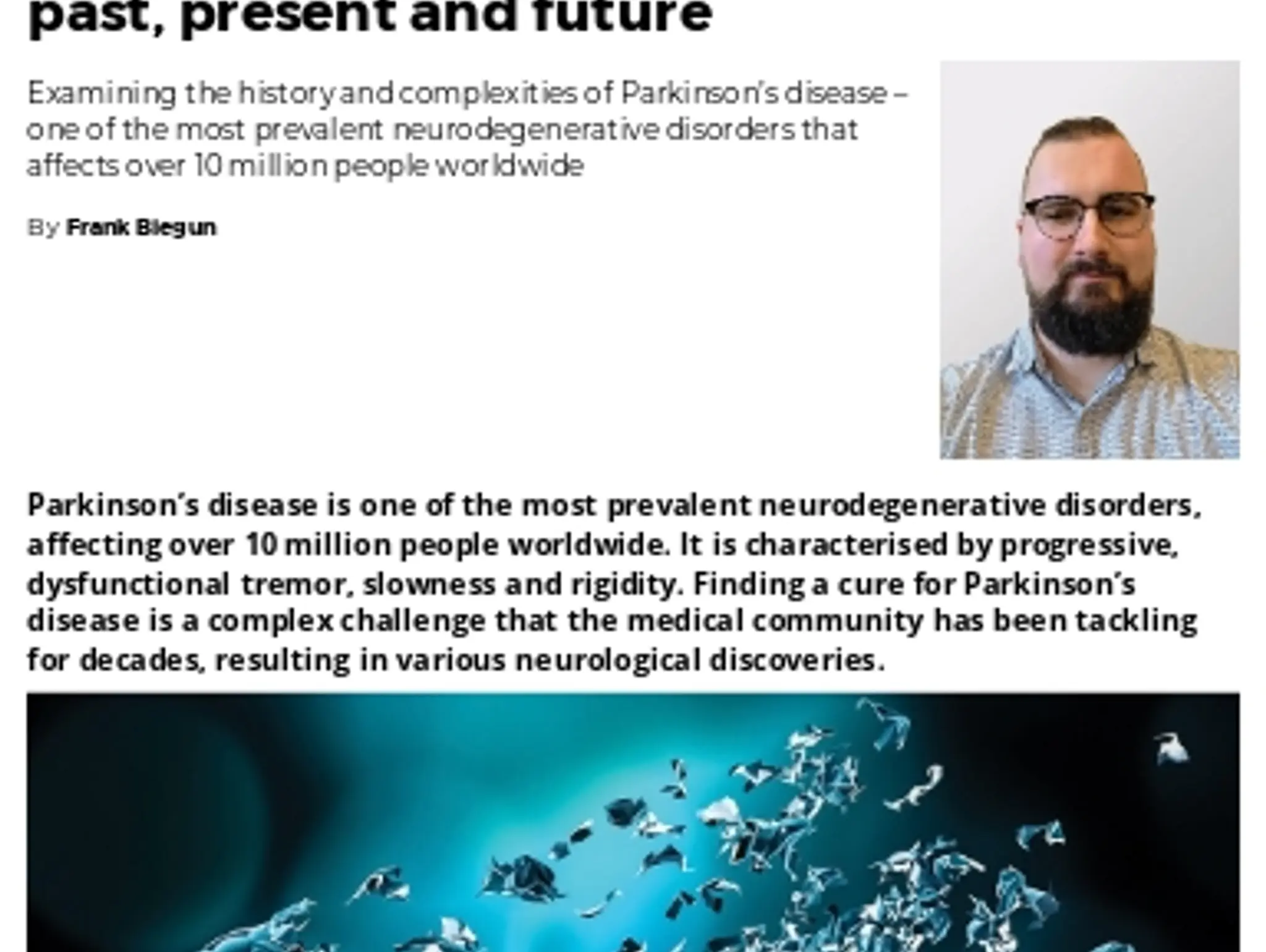24-25 - PARKINSON’S DISEASE - Parkinson’s disease:  past, present and future